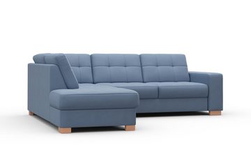 sit&more Ecksofa Quincy L-Form, wahlweise mit Bettfunktion und Bettkasten