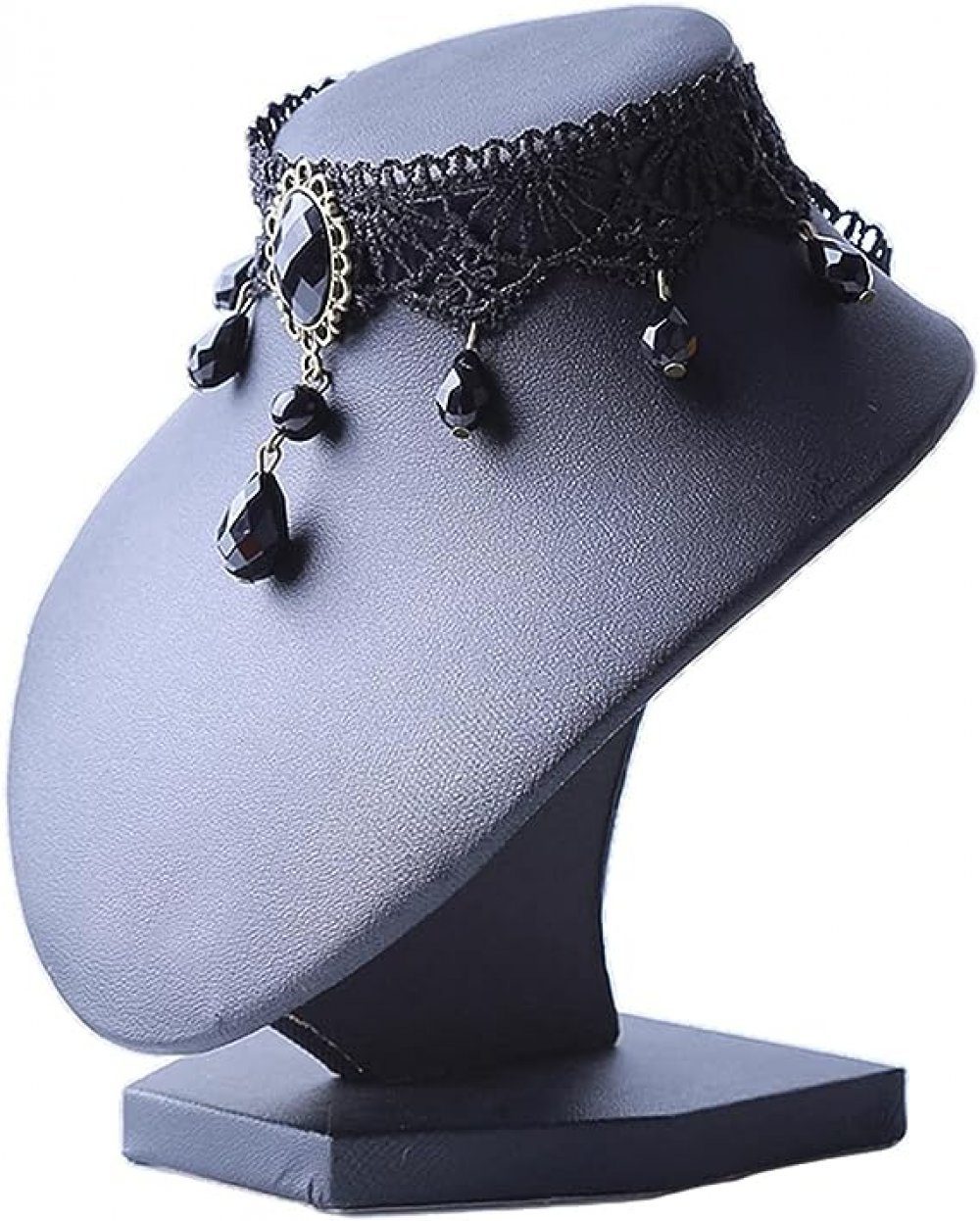 Halskette Anhänger Crystal WaKuKa Vintage (1-tlg) Choker-Set Lace Gothic