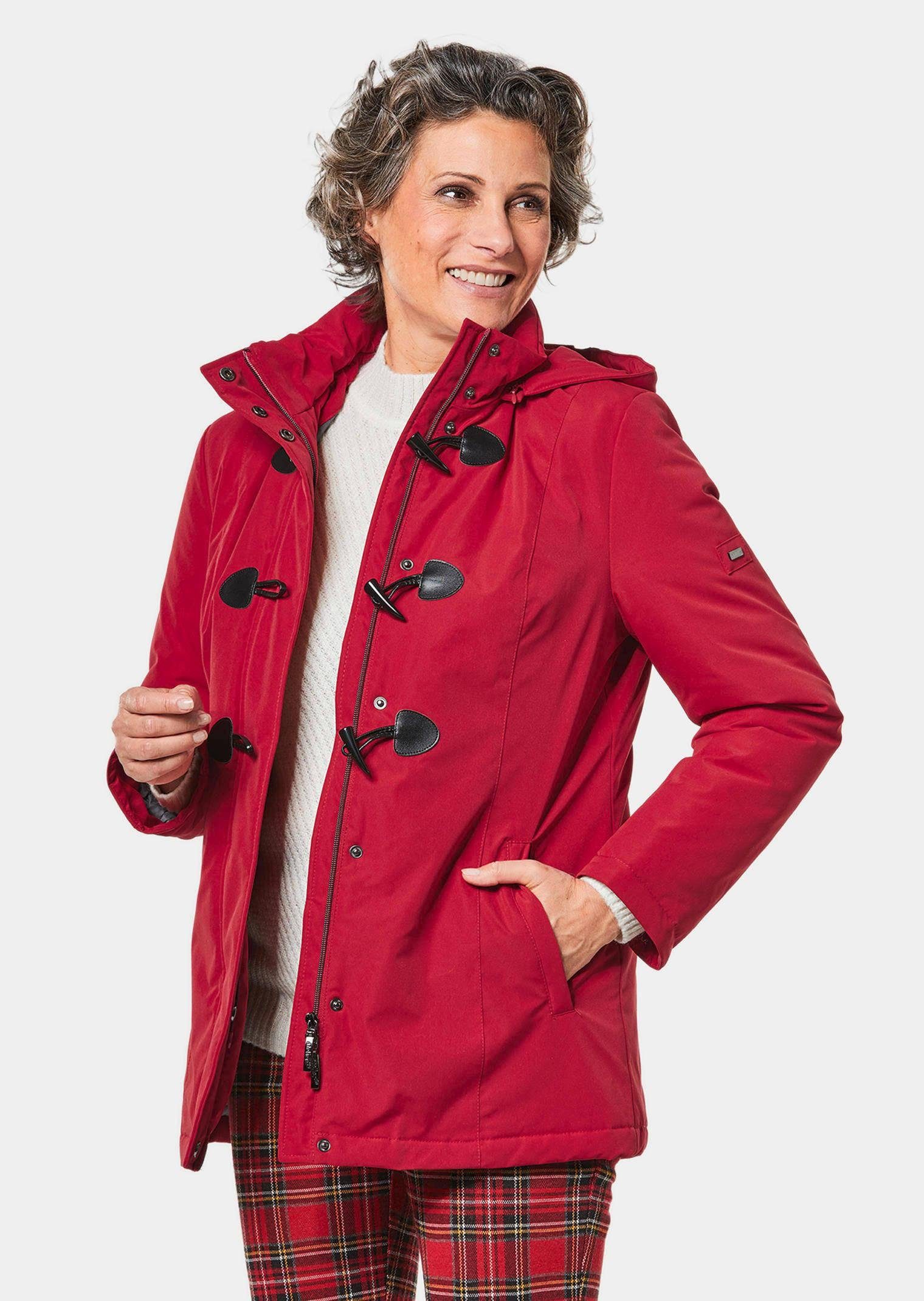 GOLDNER Allwetterjacke Kurzgröße: Dufflecoat-Jacke