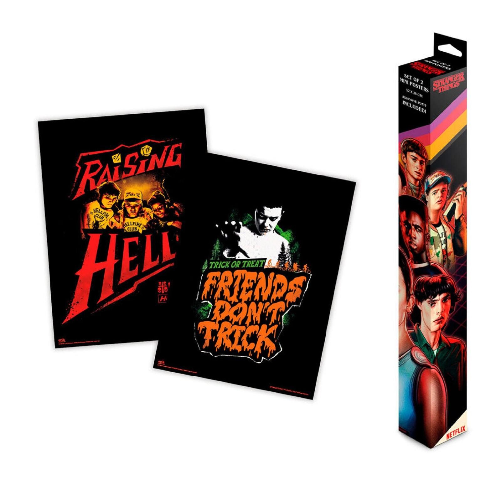 Grupo Erik Poster Stranger Things Set 2 mini posters