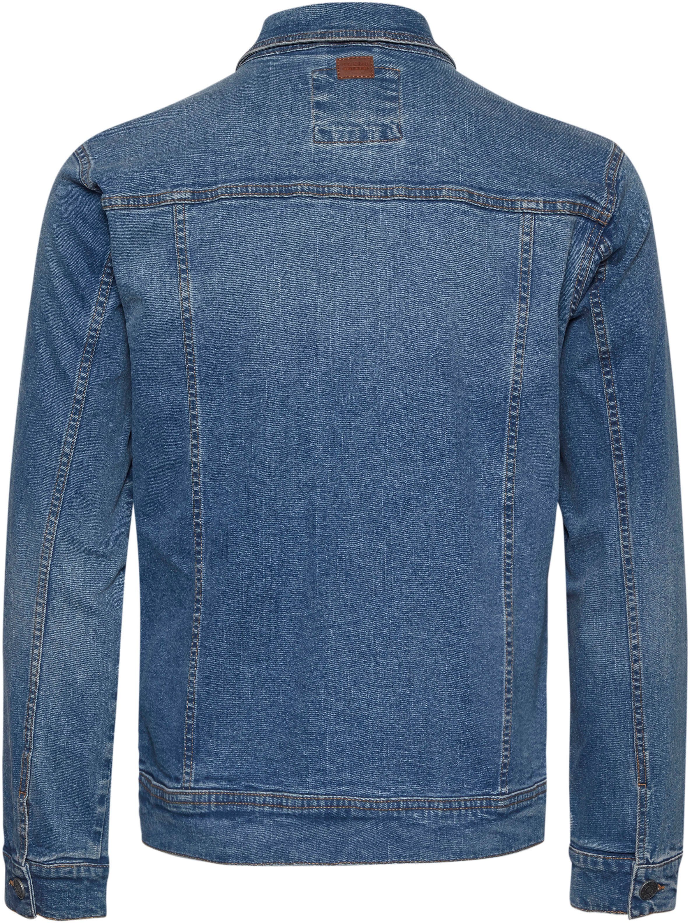 BHNARIL Blend washed Jeansjacke mid-blue