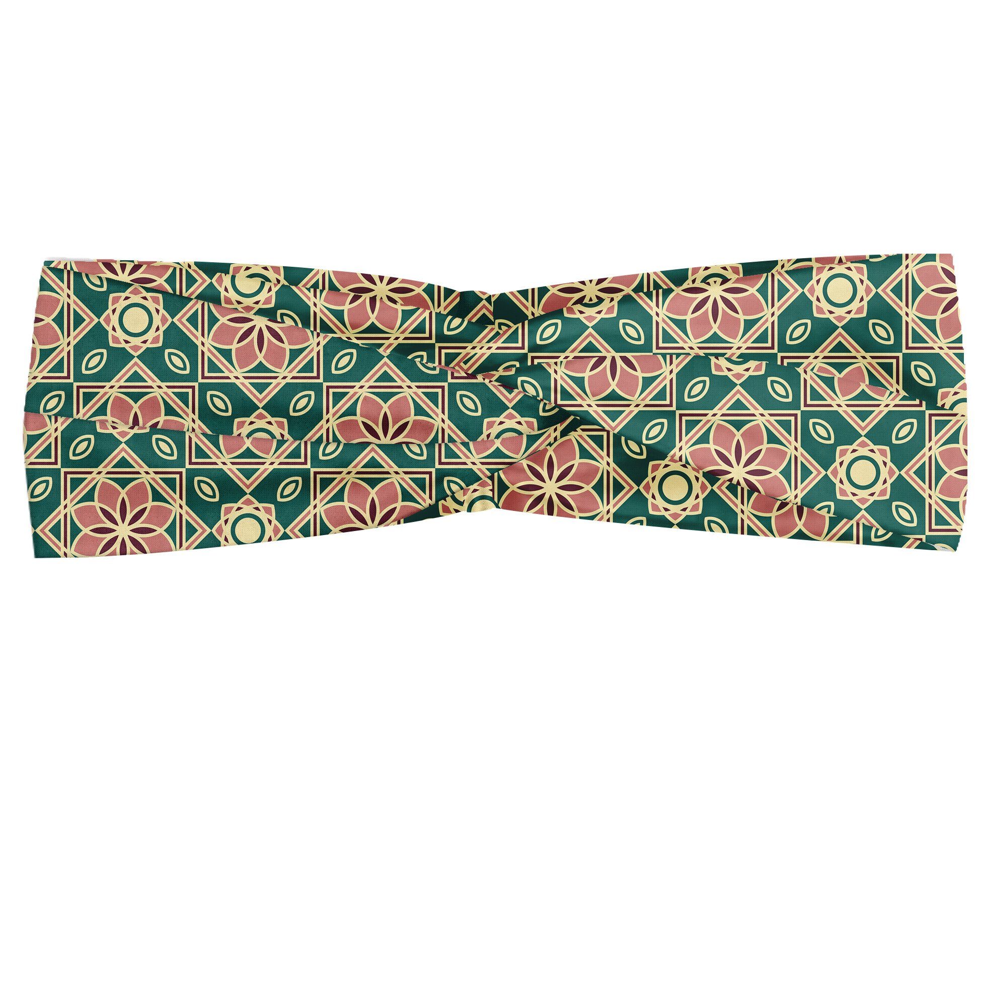 Abakuhaus Stirnband Elastisch und Angenehme alltags accessories orientalisch Mosaik Röschen Chevron