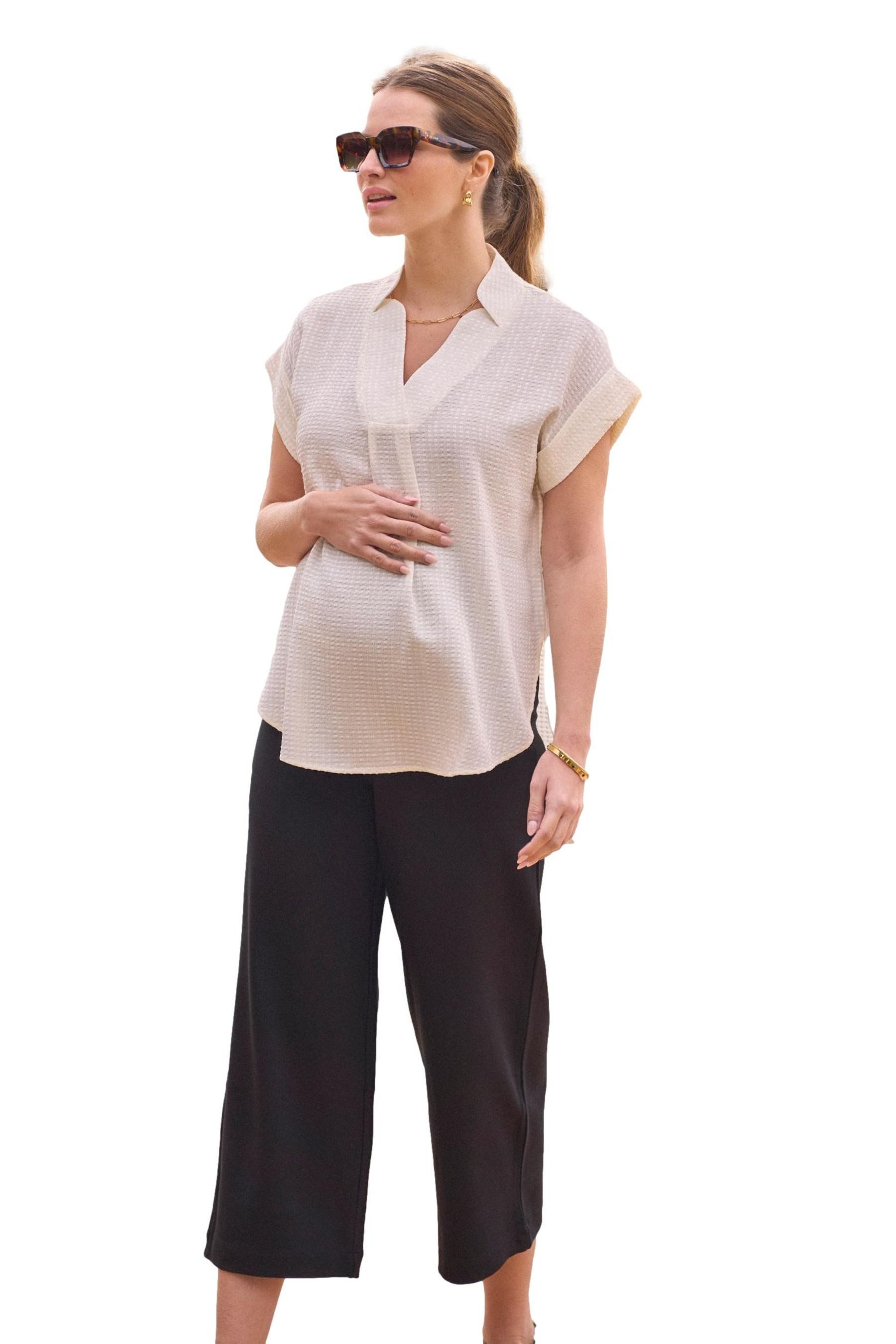 Seraphine Umstandsbluse Seraphine Strukturierte Umstandsbluse (1-tlg)