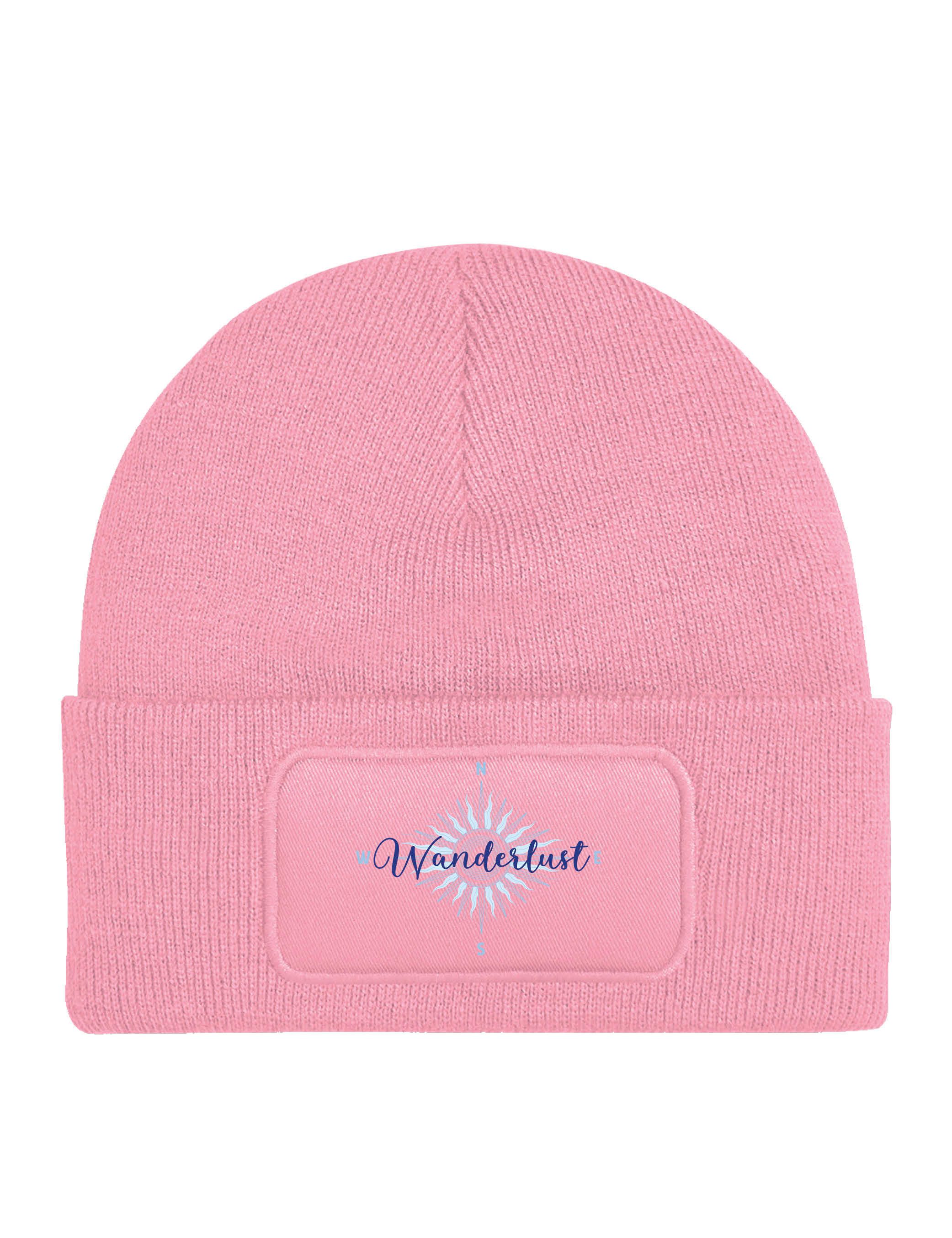 Youth Designz Beanie Unisex Kinder Beanie Mütze "Wanderlust" Natur Print Geschenk mit lustigen Aufdruck für Jungen und Mädchen Statement