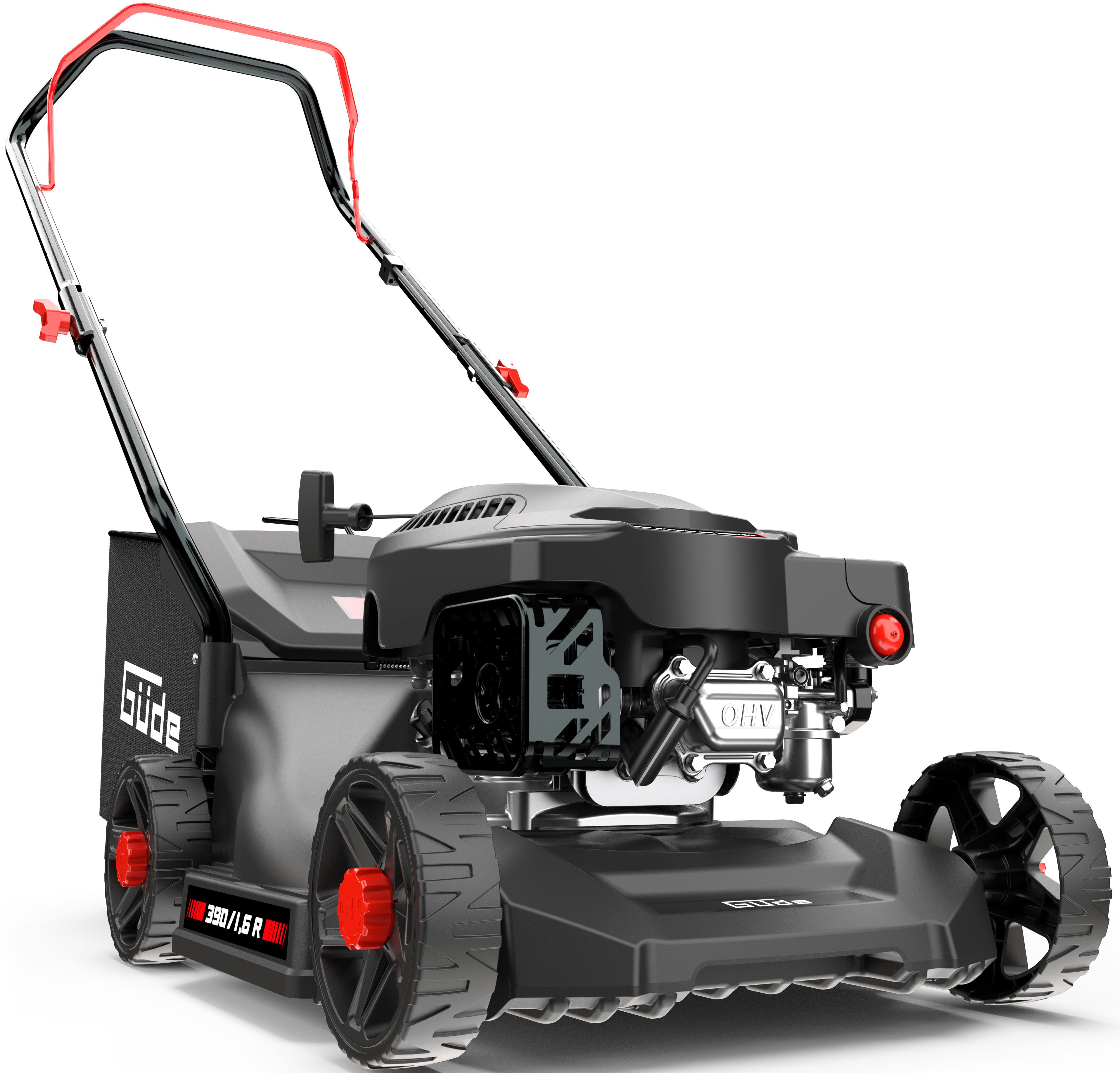 Güde Benzinrasenmäher »ECO Wheeler 390 1,6 R«, 39 cm Schnittbreite, für Rasenflächen bis 900m²