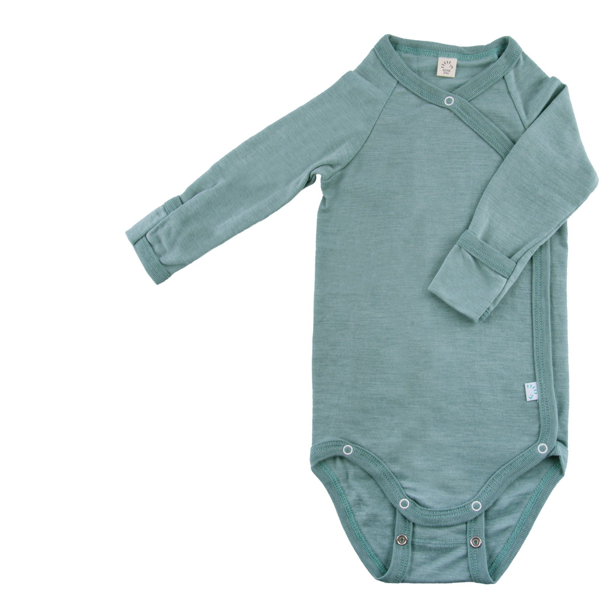 Popolini Wickelbody Iobio Baby Wickelbody aus Wolle Seide