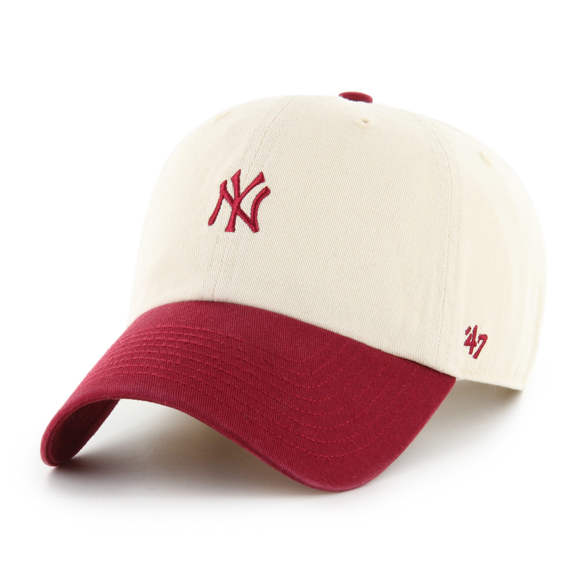 Baseball Cap '47 Brand Cap MLB New York Yankees Base Runner CLEAN UP Natural (NTI)