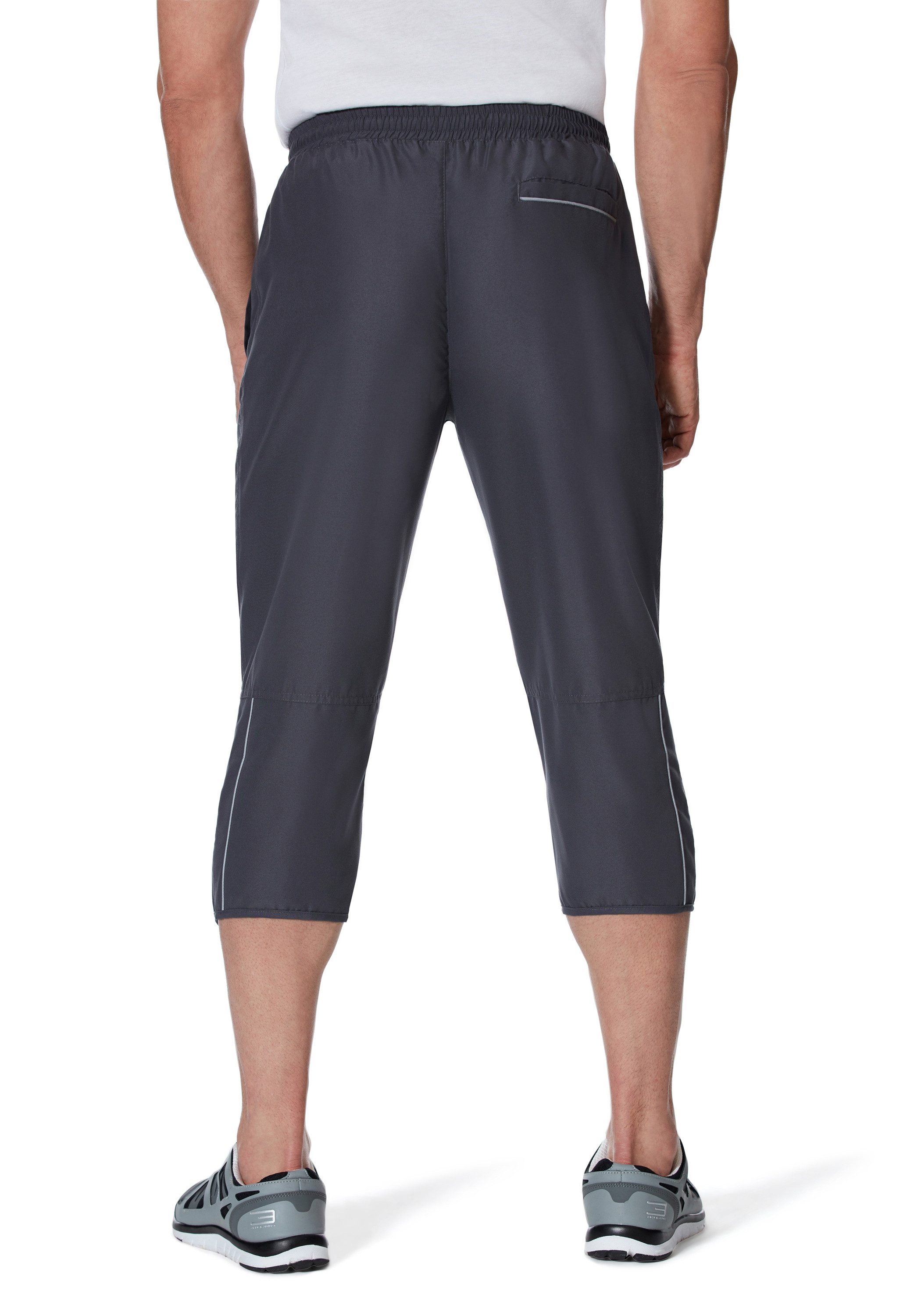 Stooker Men Sporthose Microfaser Sporthose 3/4 Shorts Regular Fit Casual Microfaser für Herren