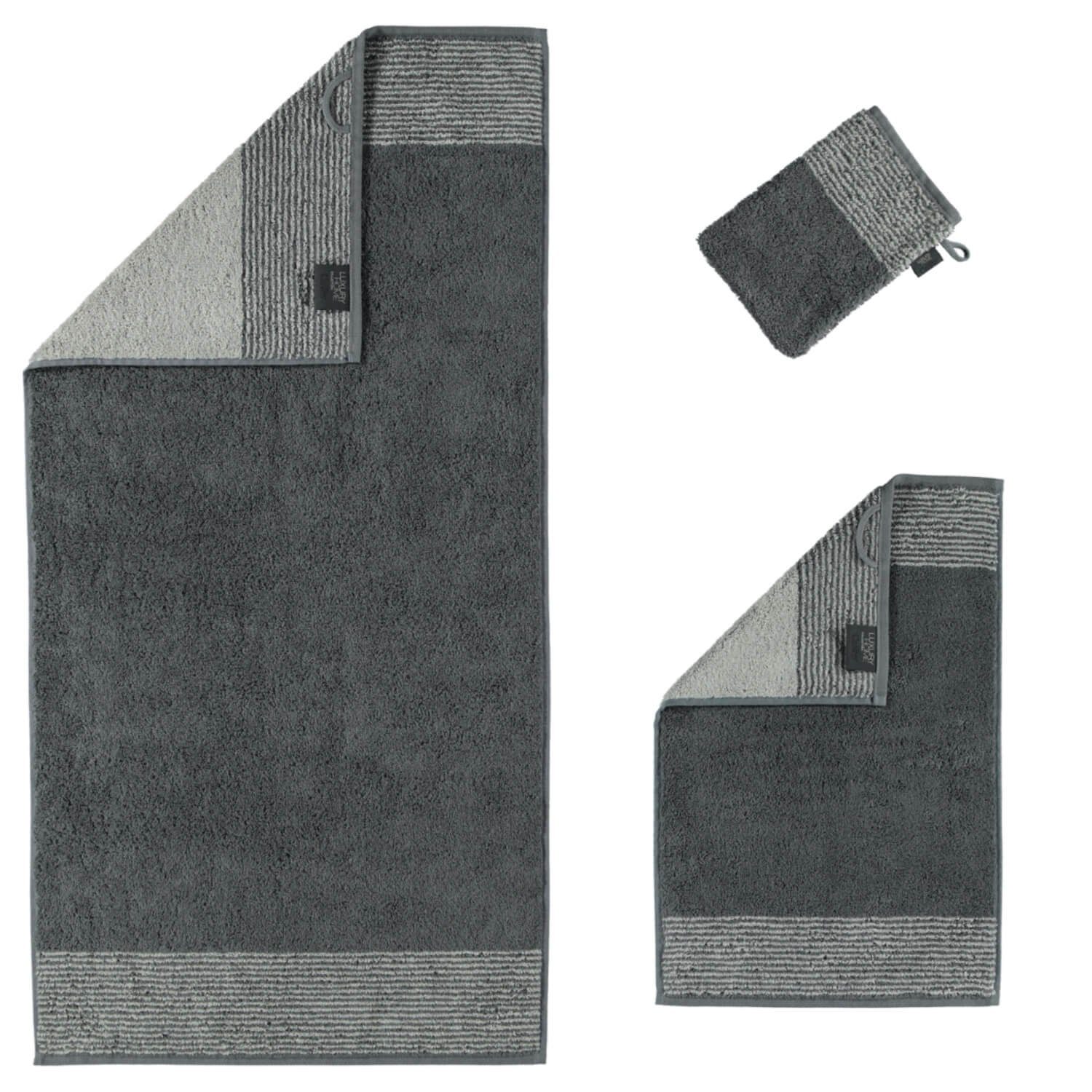 Cawö Handtuch Waschhandschuh Luxury Home Two-Tone günstig online kaufen