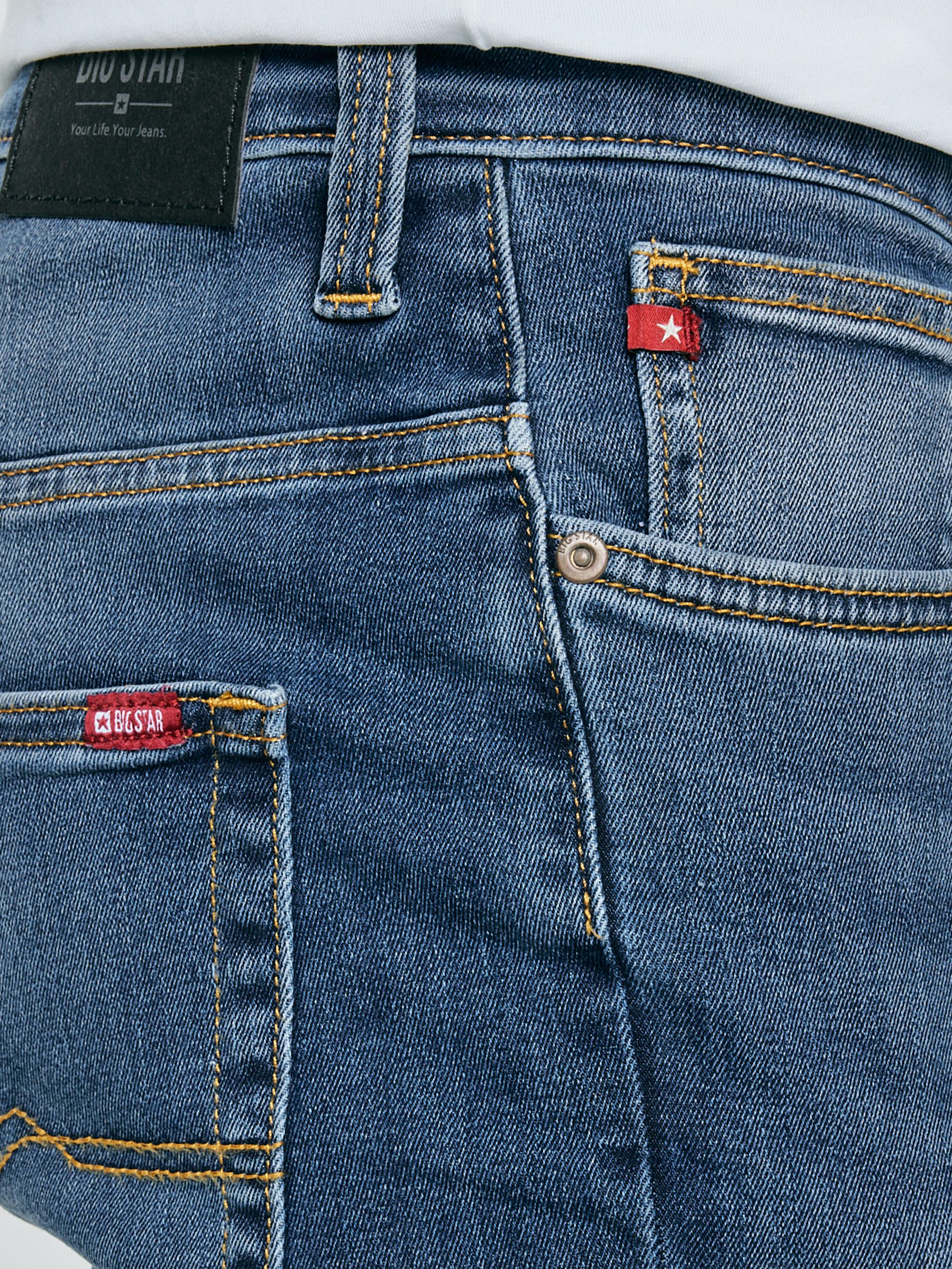 BIG STAR Slim-fit-Jeans RONAN normale Leihöhe