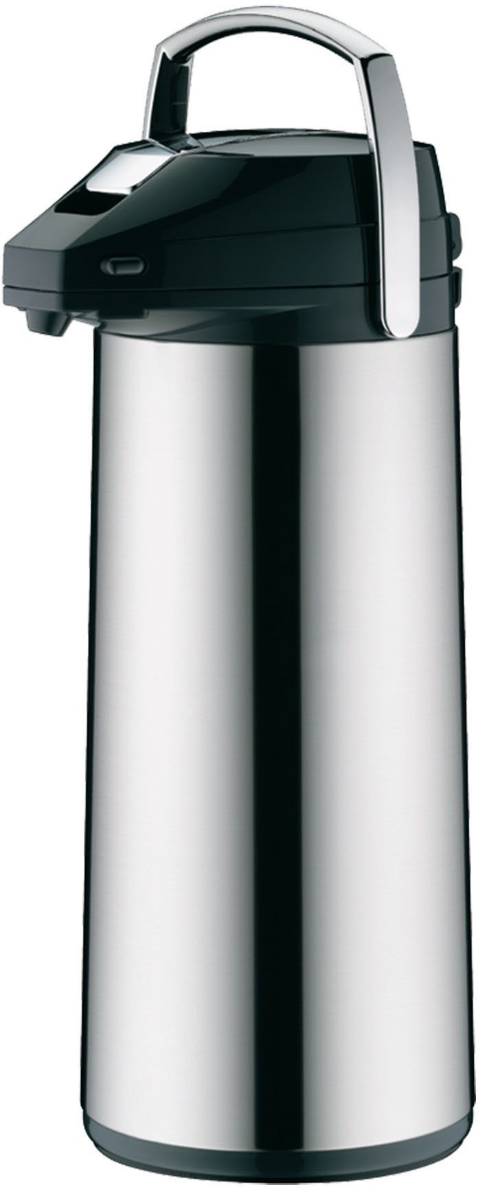 Alfi Pump-Isolierkanne, 3 l, Edelstahl, mit Glaseinsatz