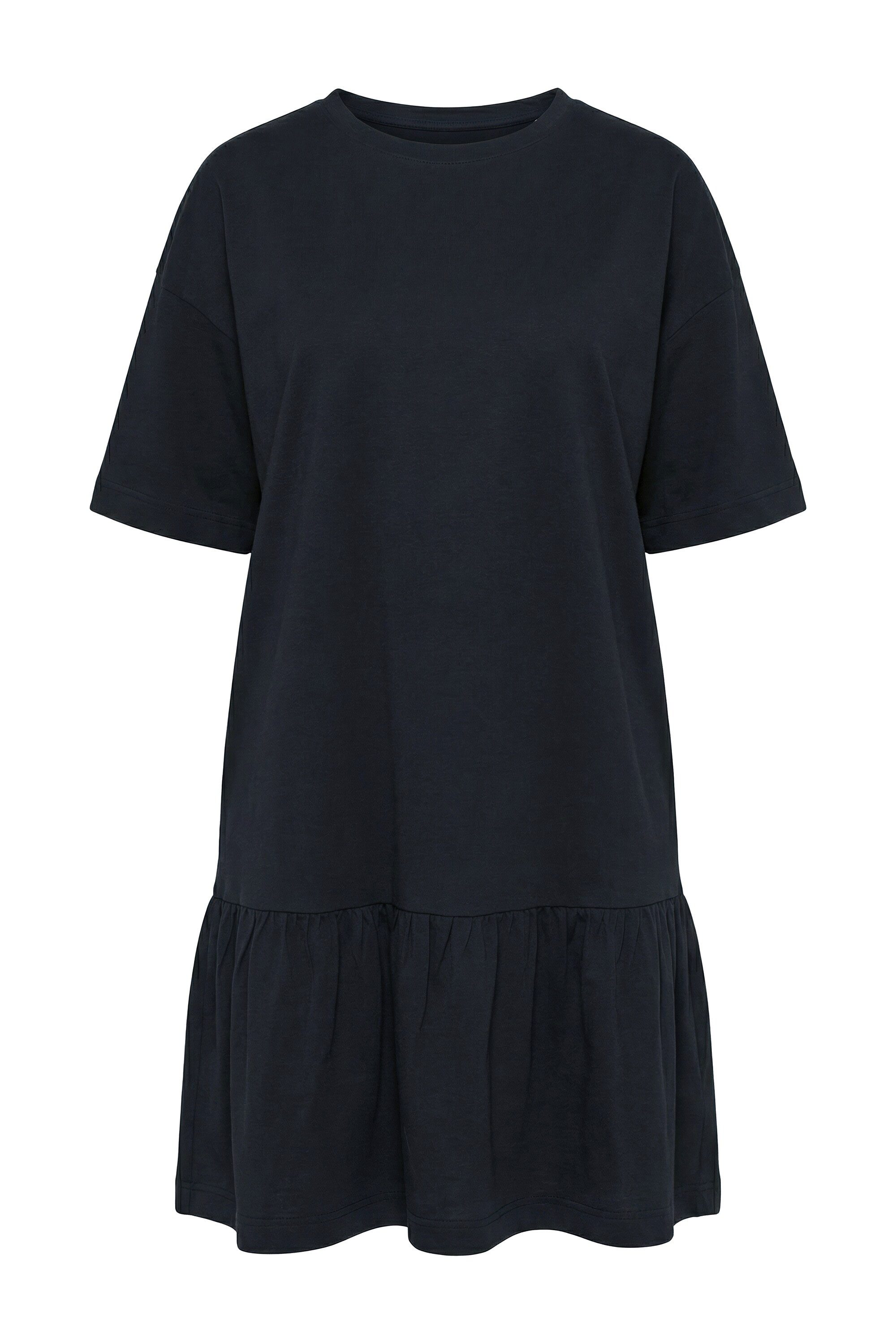Studio Untold Jerseykleid Jerseykleid A-Linie Saumvolant Halbarm günstig online kaufen