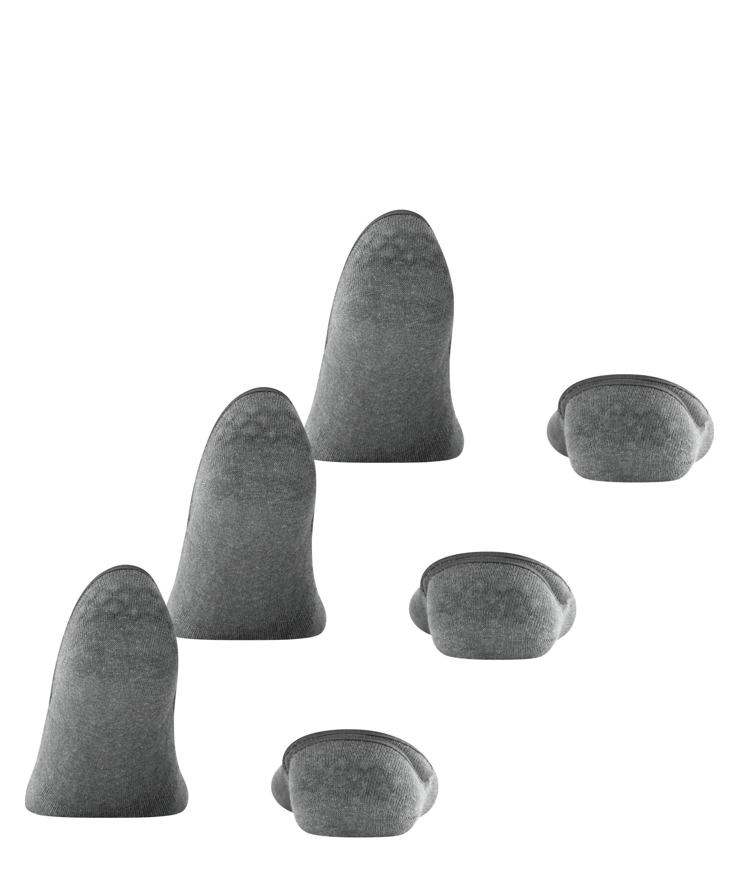FALKE Füßlinge Step Medium Cut 3-Pack Füßlinge (3-Paar) mit Anti-Slip-System