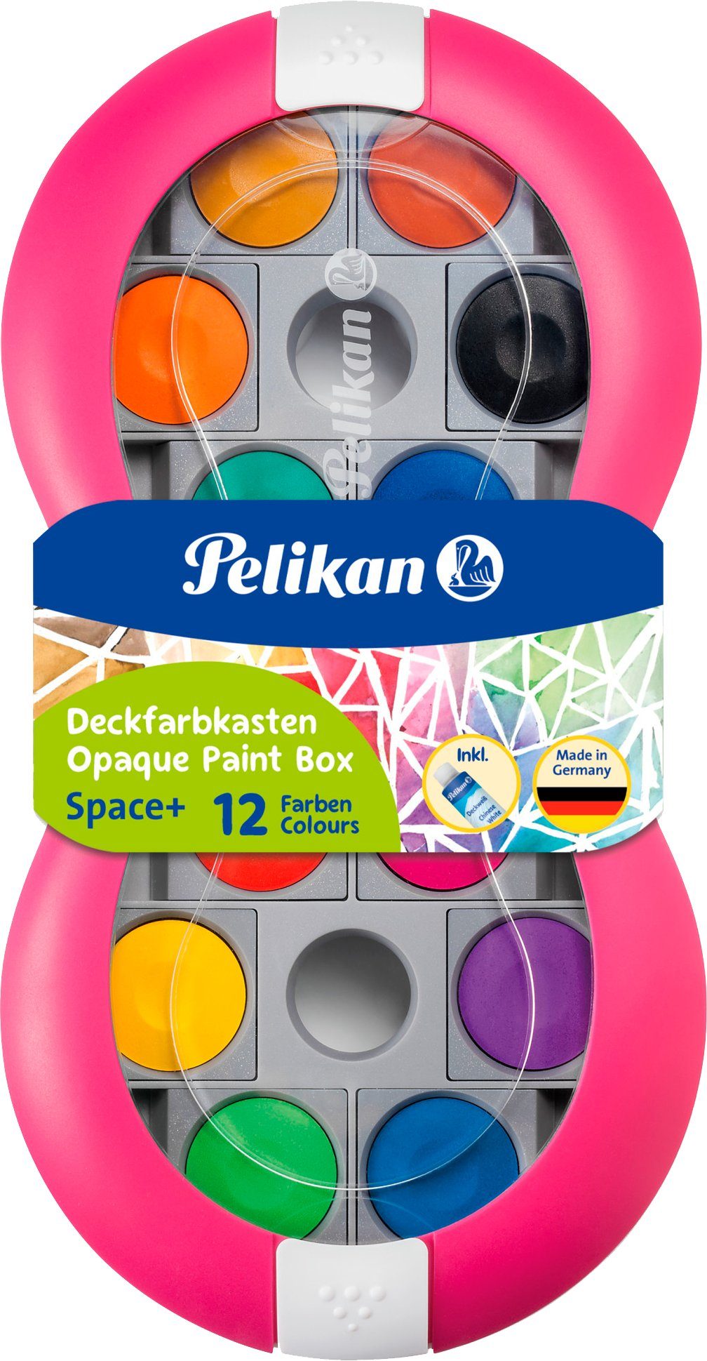 Pelikan Malpalette Deckfarbkasten Space, 12 Farben