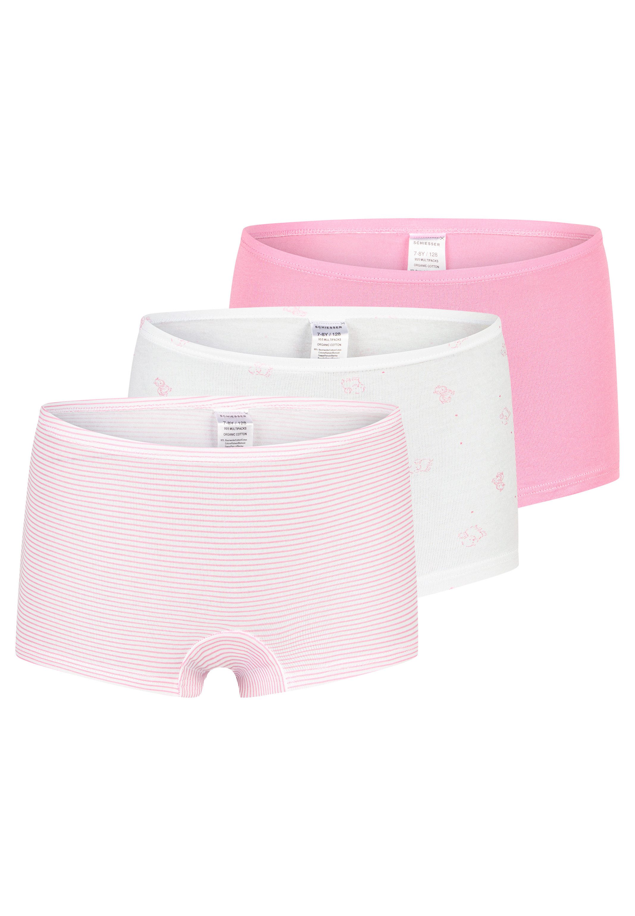 Panty 3er Pack Kids Girls 95/5 Organic Cotton