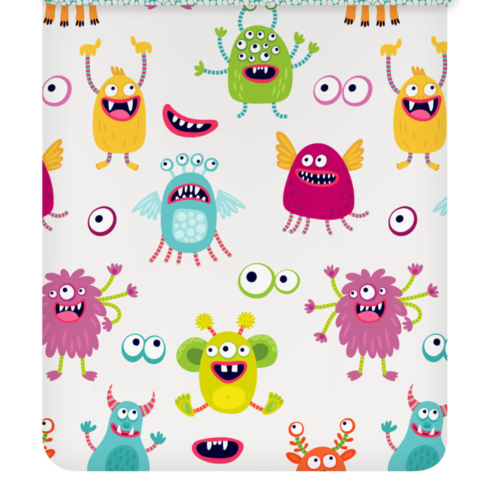 ESPiCO Kinderbettwäsche Monster Trendy Bedding, Renforcé, 2 teilig, Aliens, Außerirdische, Wesen