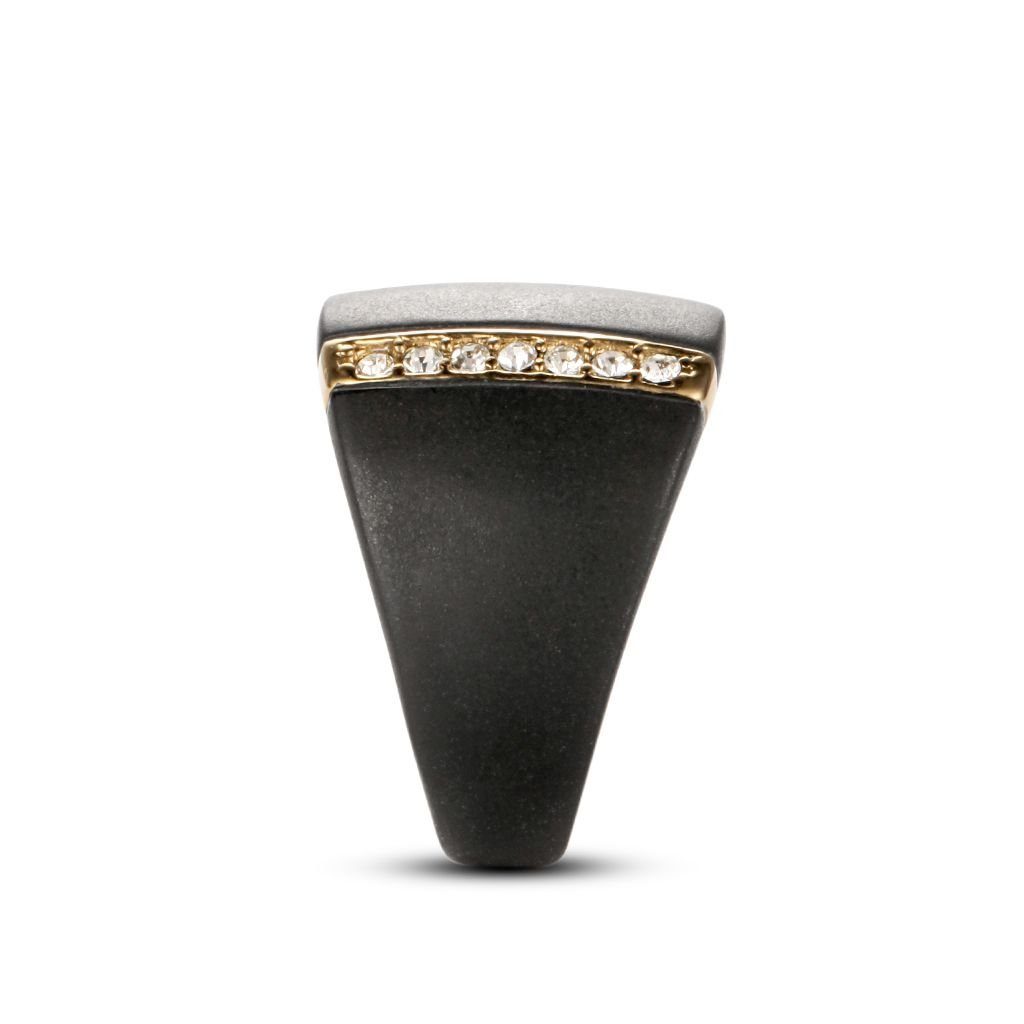 Kingka Fingerring Crystal Ring "Black Line" günstig online kaufen
