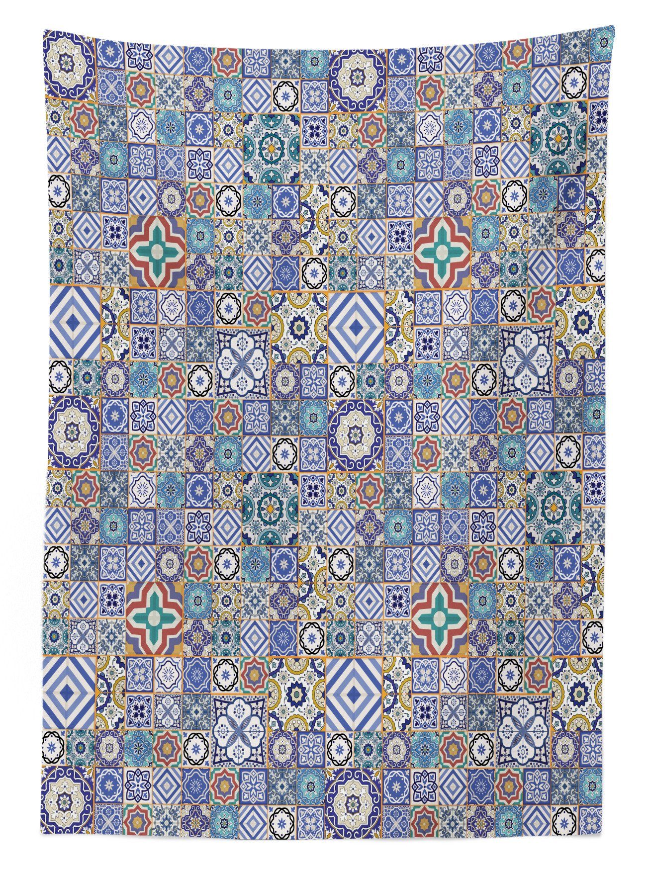 Abakuhaus Tischdecke Farbfest Waschbar Farben, Außen marokkanisch Gitter Bereich geeignet den Für Klare Quadrat-Muster
