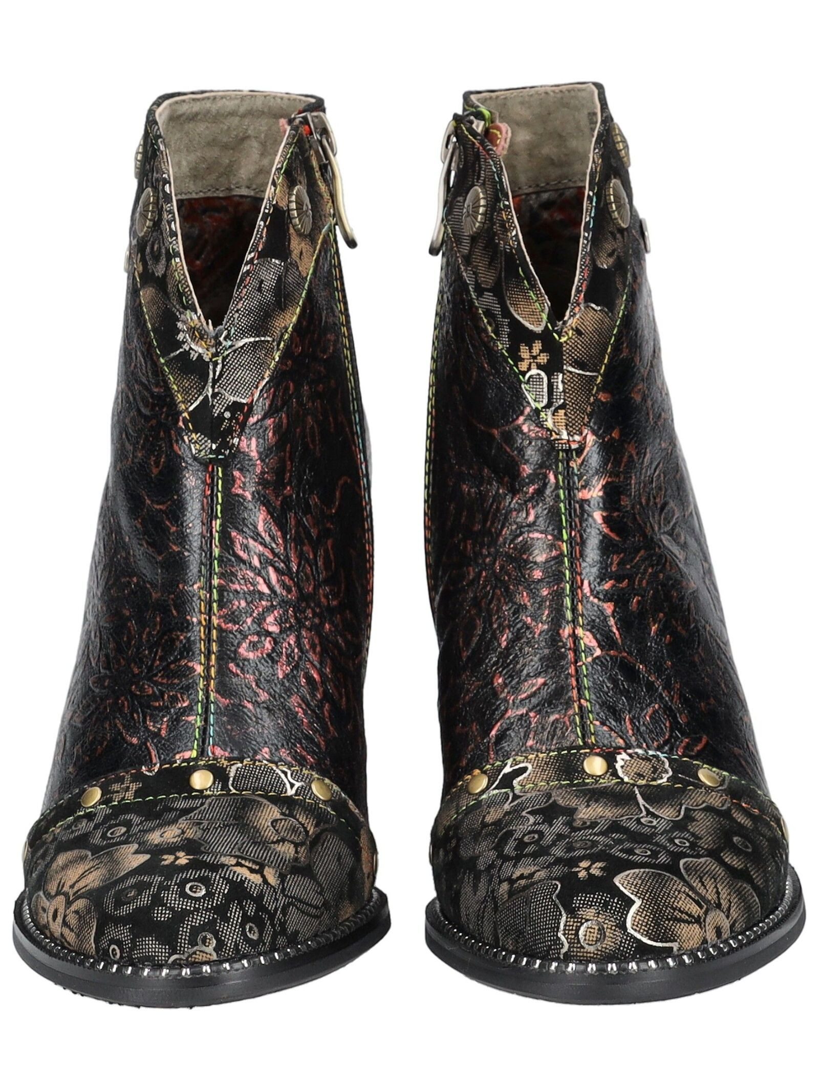 LAURA VITA LAURA VITA Stiefelette Leder/Textil High-Heel-Stiefelette