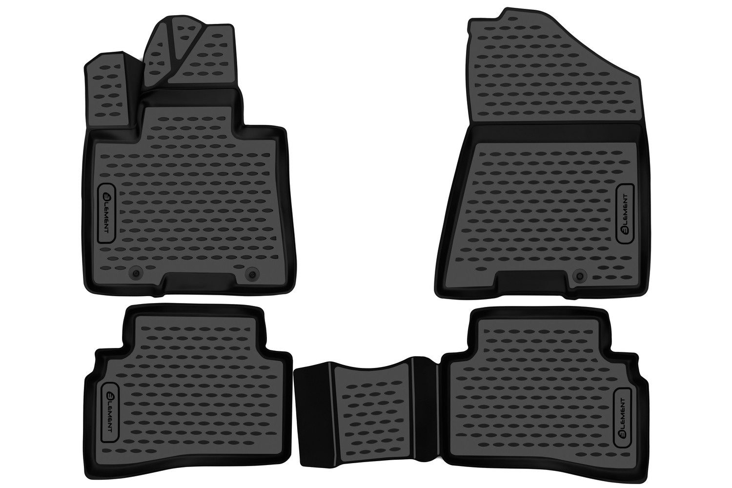 LEMENT Auto-Fußmatten für HYUNDAI Tucson III 2015-2021, für HYUNDAI Tucson PkW, Passgenaue