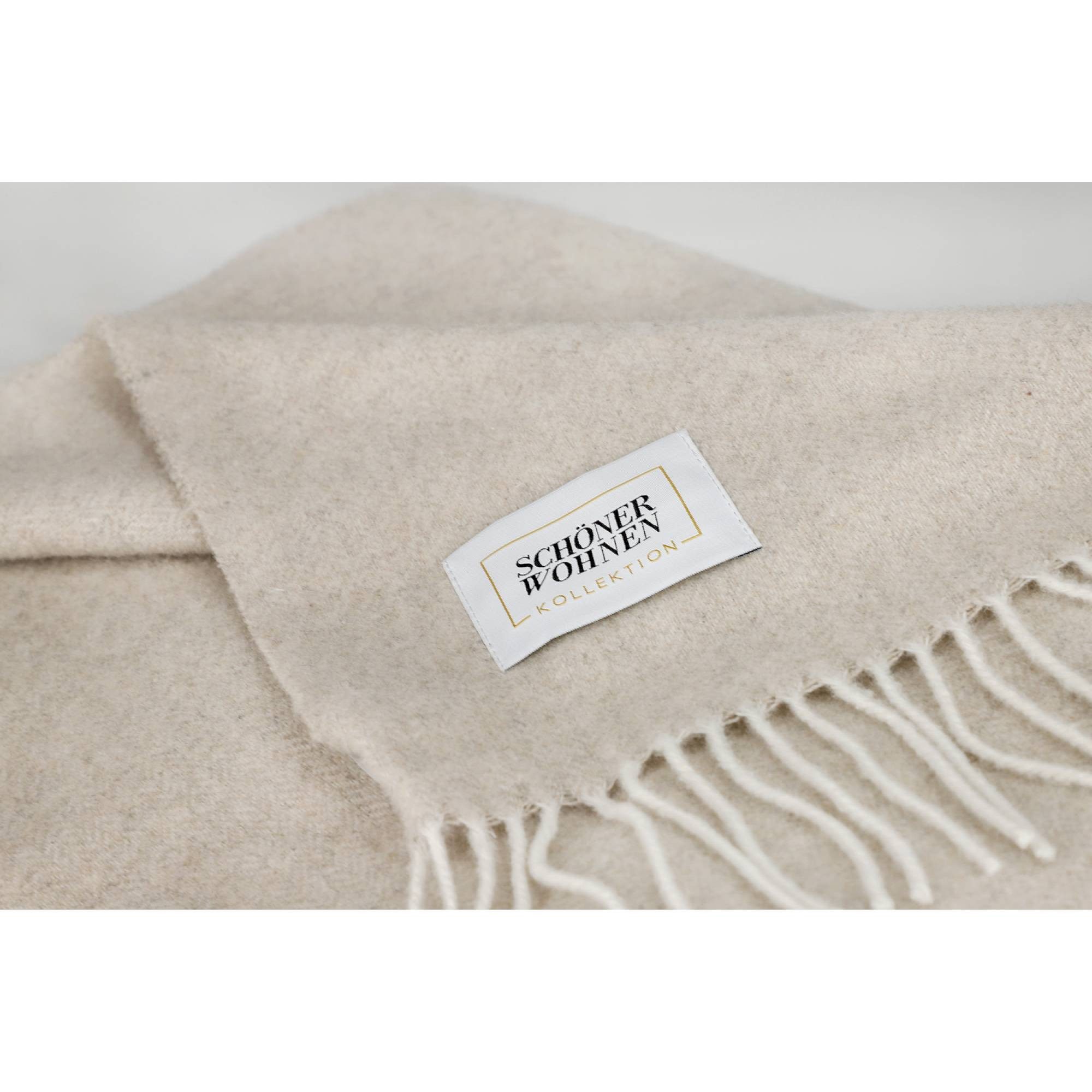 Wohndecke FACT Wohndecke, SCHÖNER WOHNEN-Kollektion, 140 x 200 cm in Beige – Bild 2 von 5