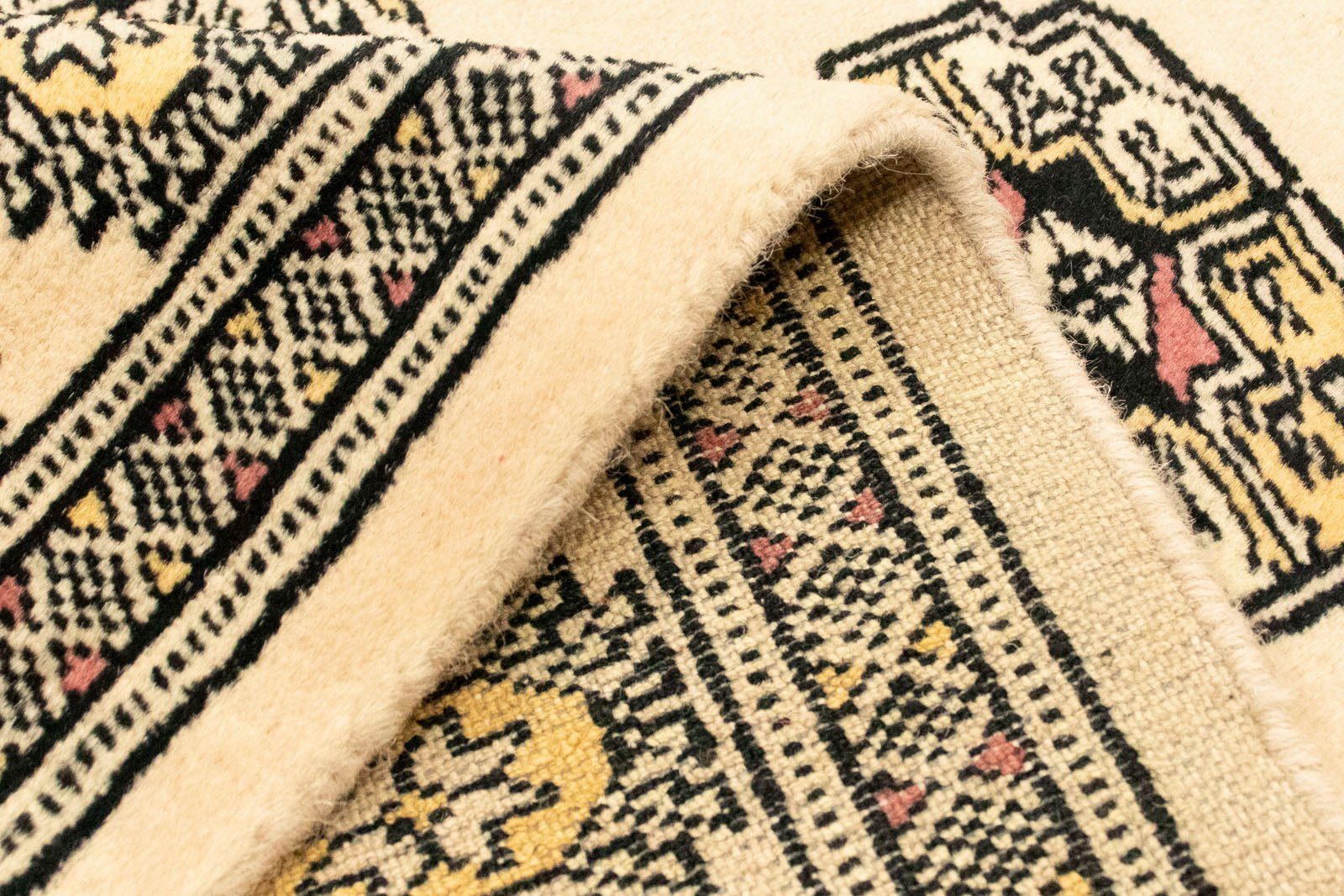 Wollteppich »Buchara Teppich handgeknüpft braun«, morgenland, rechteckig, Höhe 8 mm-kaufen