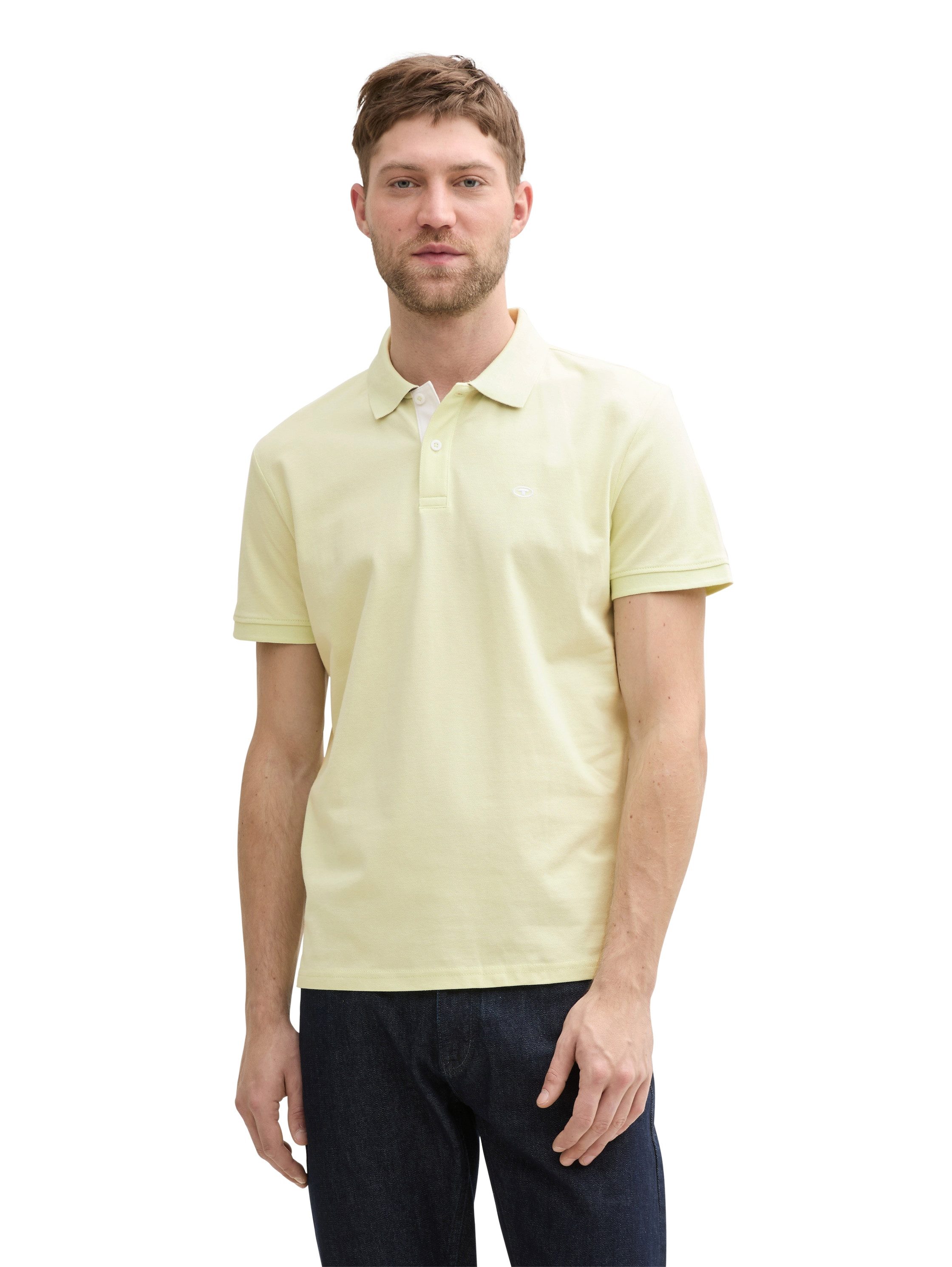 TOM TAILOR Poloshirt mit farblich hervorgehobener günstig online kaufen