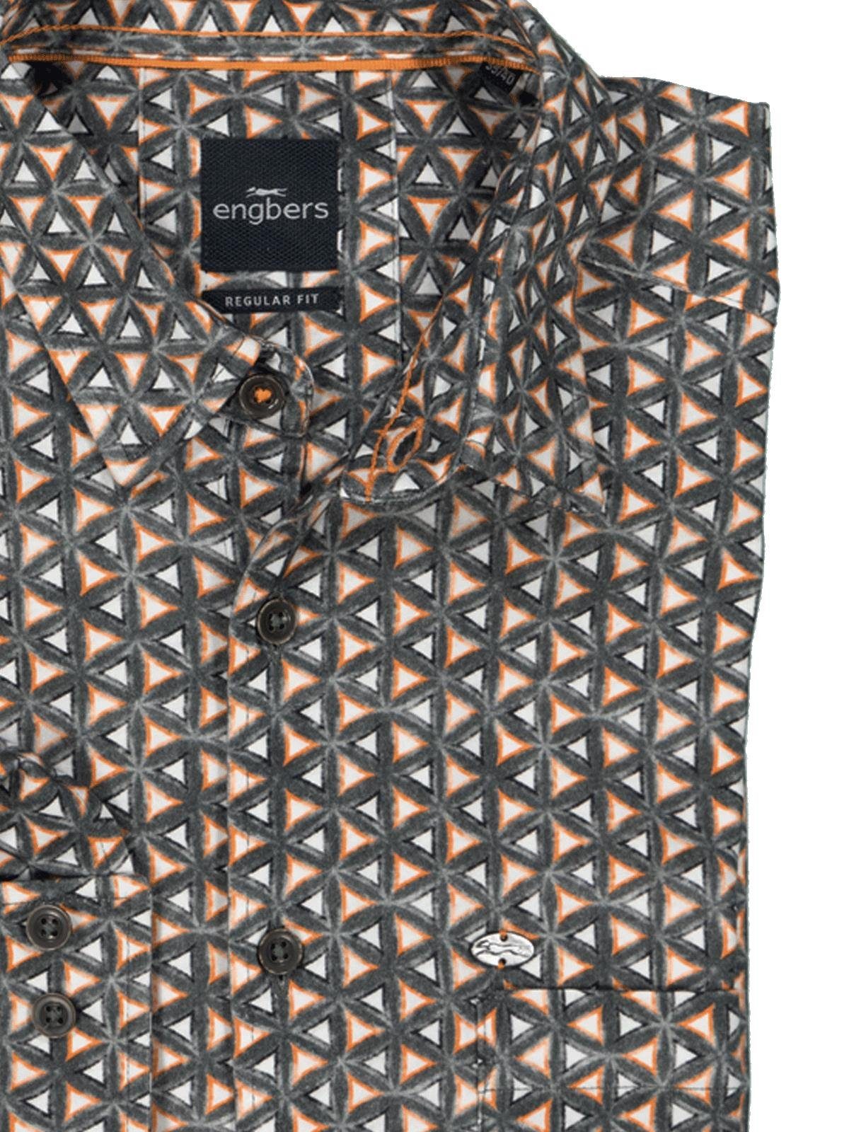 Engbers Langarmhemd engbers Herren Hemd langarm, Orange