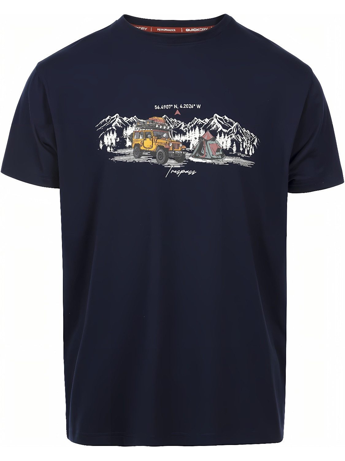 Trespass T-Shirt Horton Casual Printed Tshirt