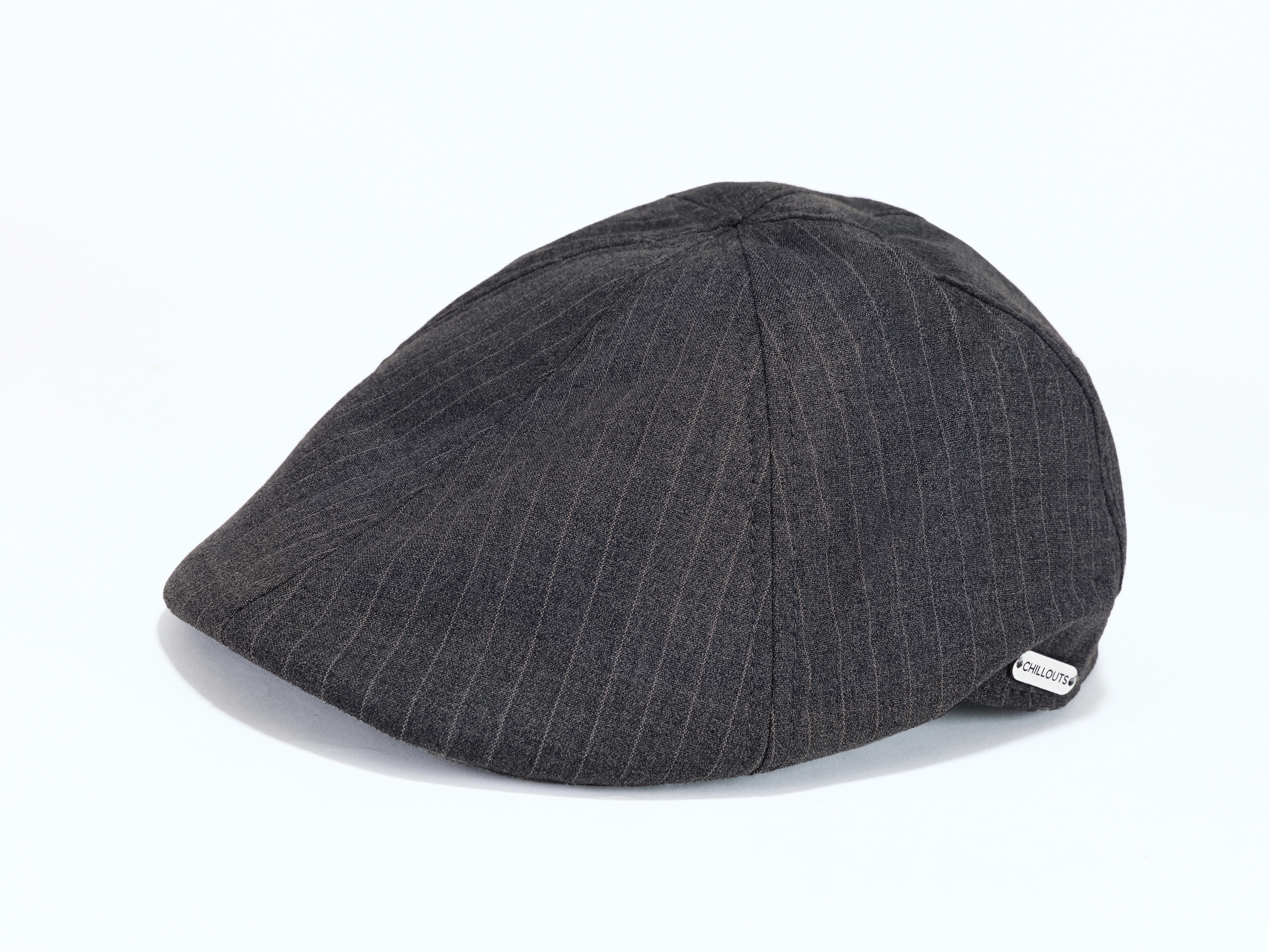chillouts Schiebermütze Alicante Hat mit feinem Streifenmuster & moderner Eleganz