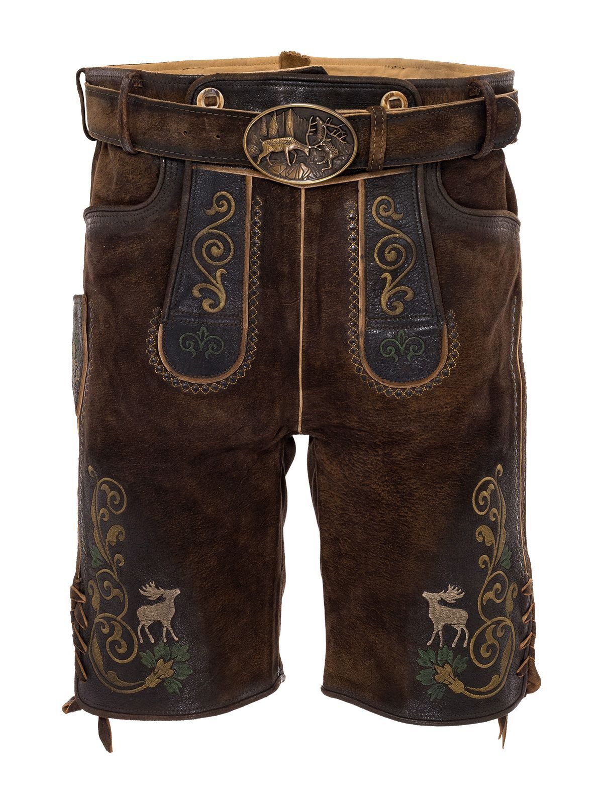 Gwandler Trachtenlederhose XAVER-gespeckt