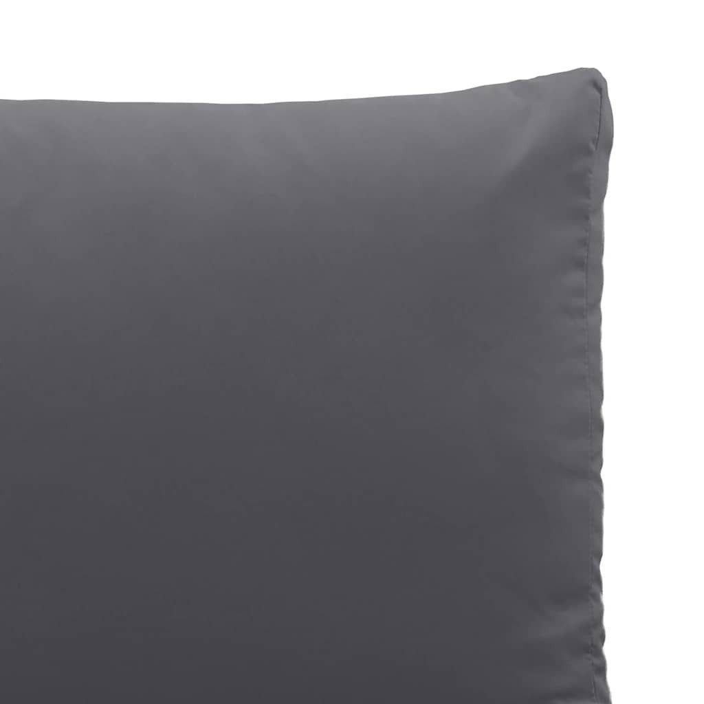 vidaXL Loungesofa Garten-Sofa mit Kissen Anthrazit 200,5 x 70 x 85,5 cm Stahl, 1 Teile