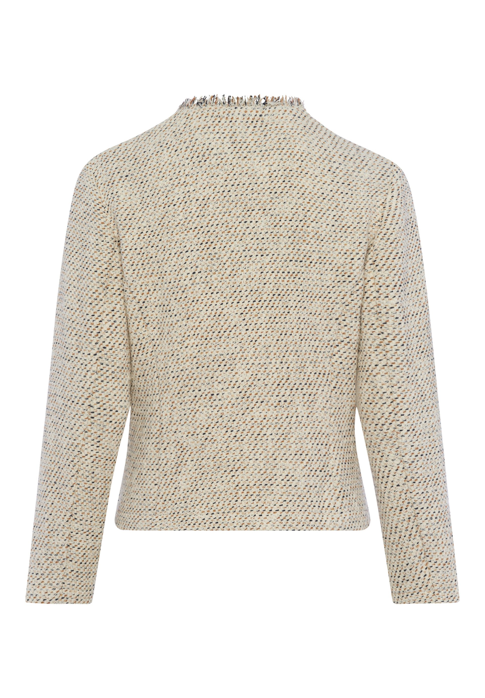 FRANK WALDER Jackenblazer mit Fransenbesatz