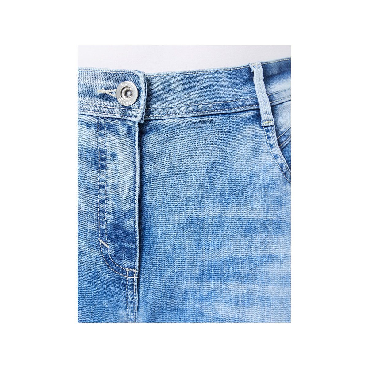 Straight-Jeans (1-tlg) blau Cecil