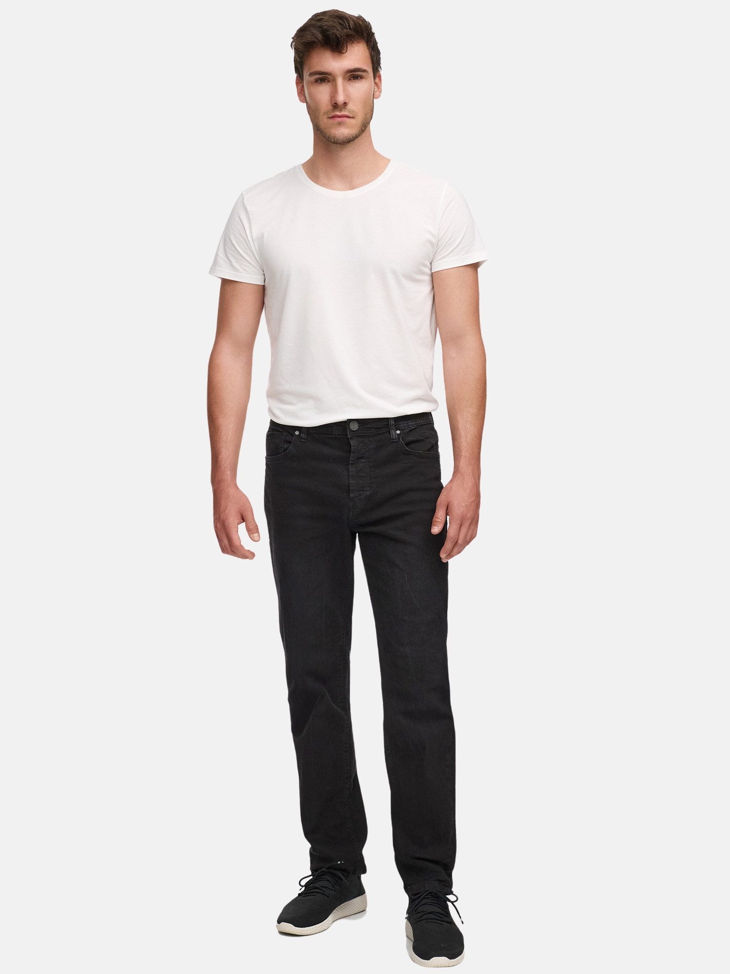 Tazzio Straight-Jeans Denim A105 Stretch mit Elasthan - Regular Fit mit ger günstig online kaufen