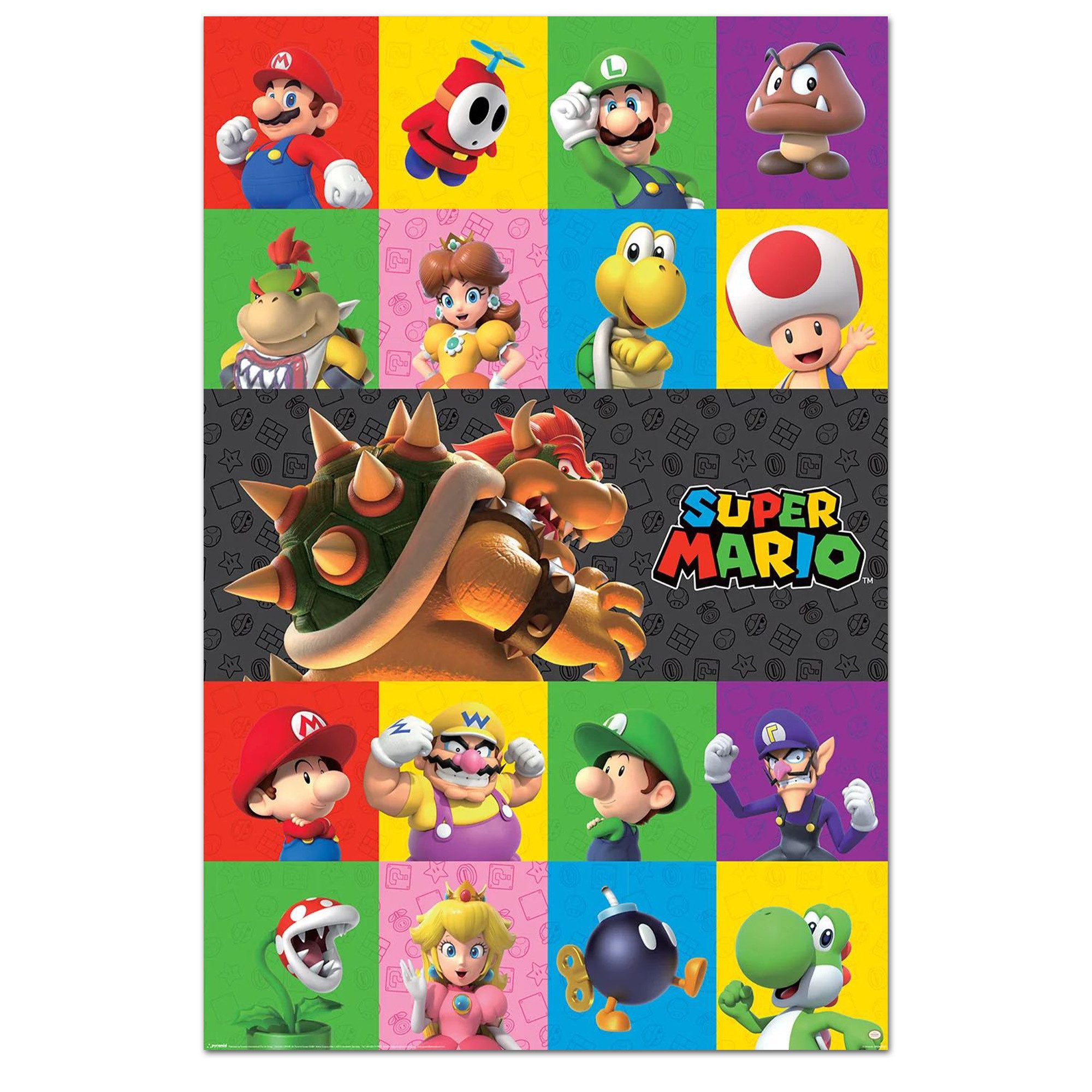 PYRAMID Poster Nintendo Super Mario Poster Characters 61 x 91,5 cm