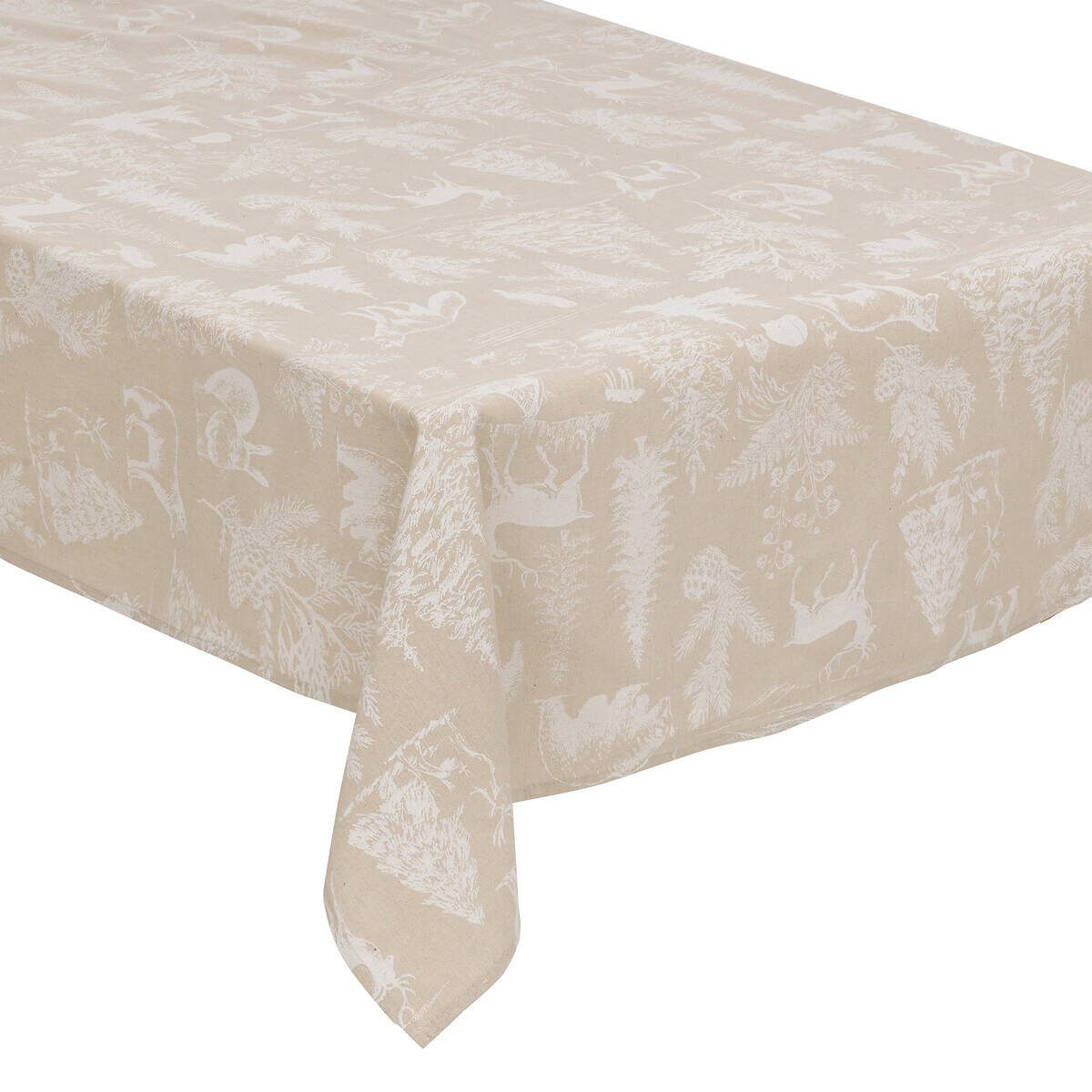 Atmosphera Créateur d'intérieur Tischdecke Tischläufer beige mit Tiermotiv, 140 x 240 cm (Tischdecken 1-tlg)