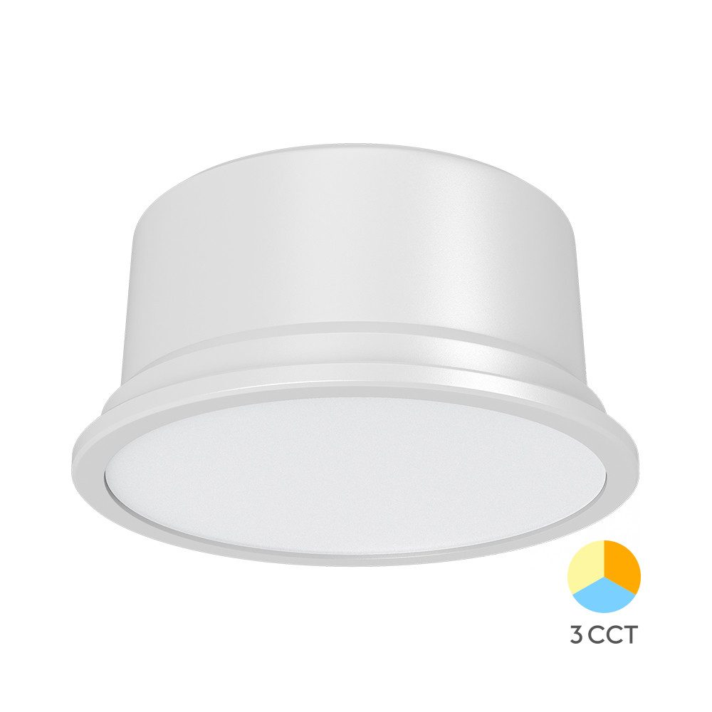 Braytron LED-Leuchtmittel BRY-PREMIUM-5W-3IN1-110D-MR16 LED MODUL, MR16, 3CCT Warm-Kaltweiß, Energieeffizient, Flimmerfrei, Langlebig, 10er Set