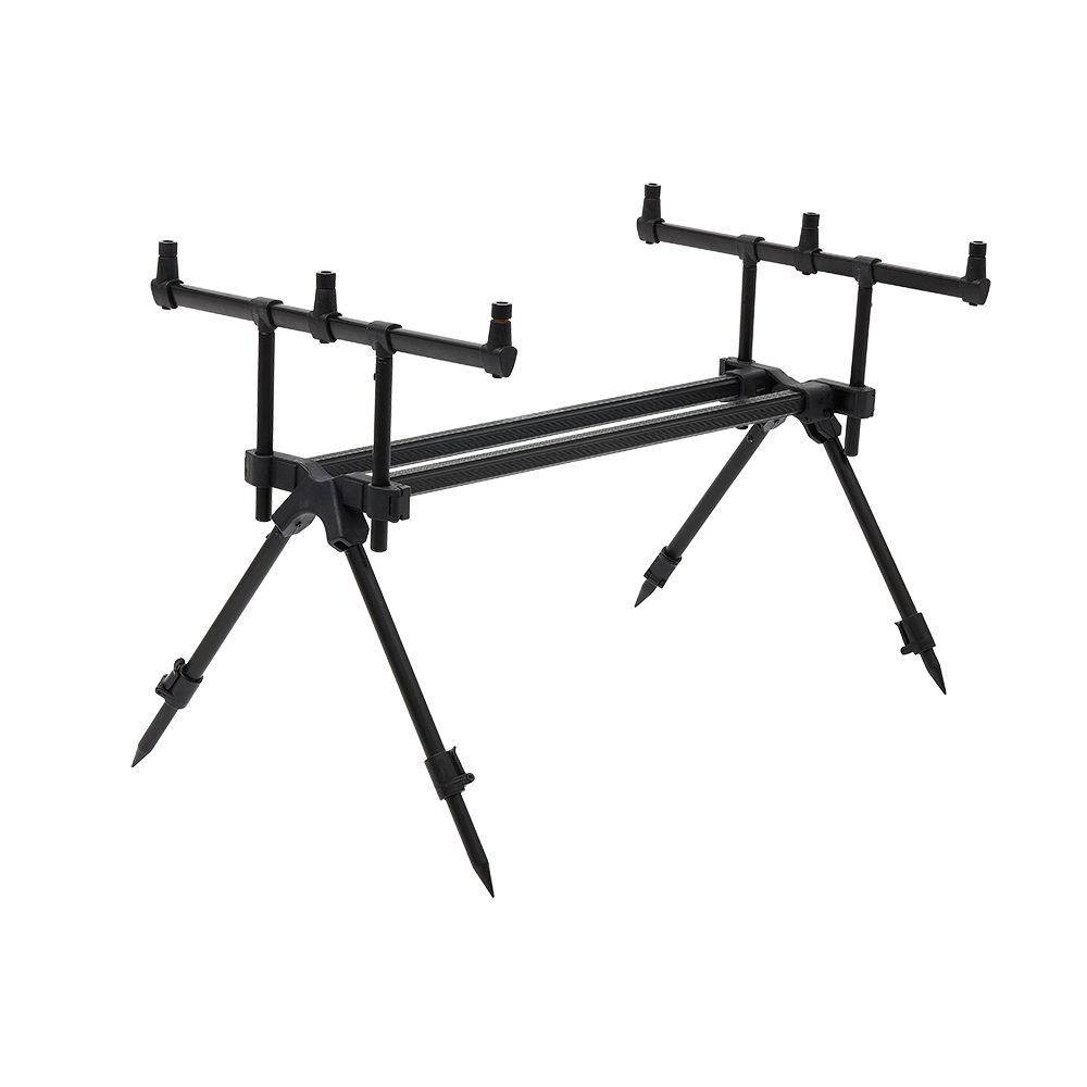 Prologic Rutenständer C-SERIES TWIN SUPPORT 3 RUTEN ROD POD mit Tasche, (Lieferung in gepolsterter Tragetasche)