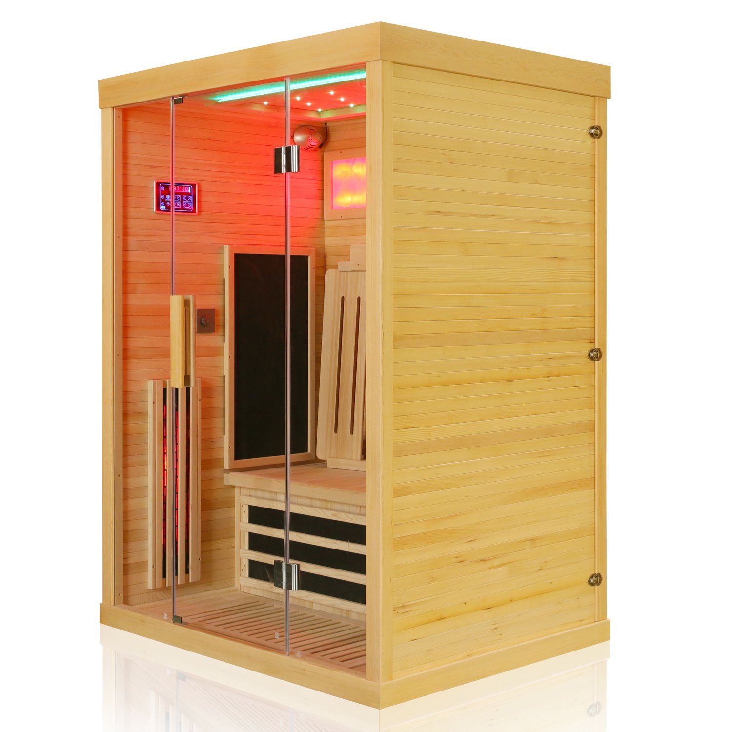 Dewello Infrarotkabine SALTCOATS 135 Wärmekabine, bis zu 2 Personen, BxTxH: günstig online kaufen