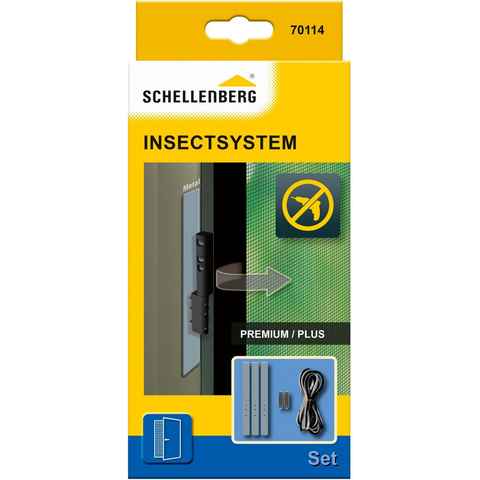 SCHELLENBERG Insektenschutz-Tür Adapter-Set, für Insektenschutz Balkontür Plus und Premium, inkl. Bürstendichtung