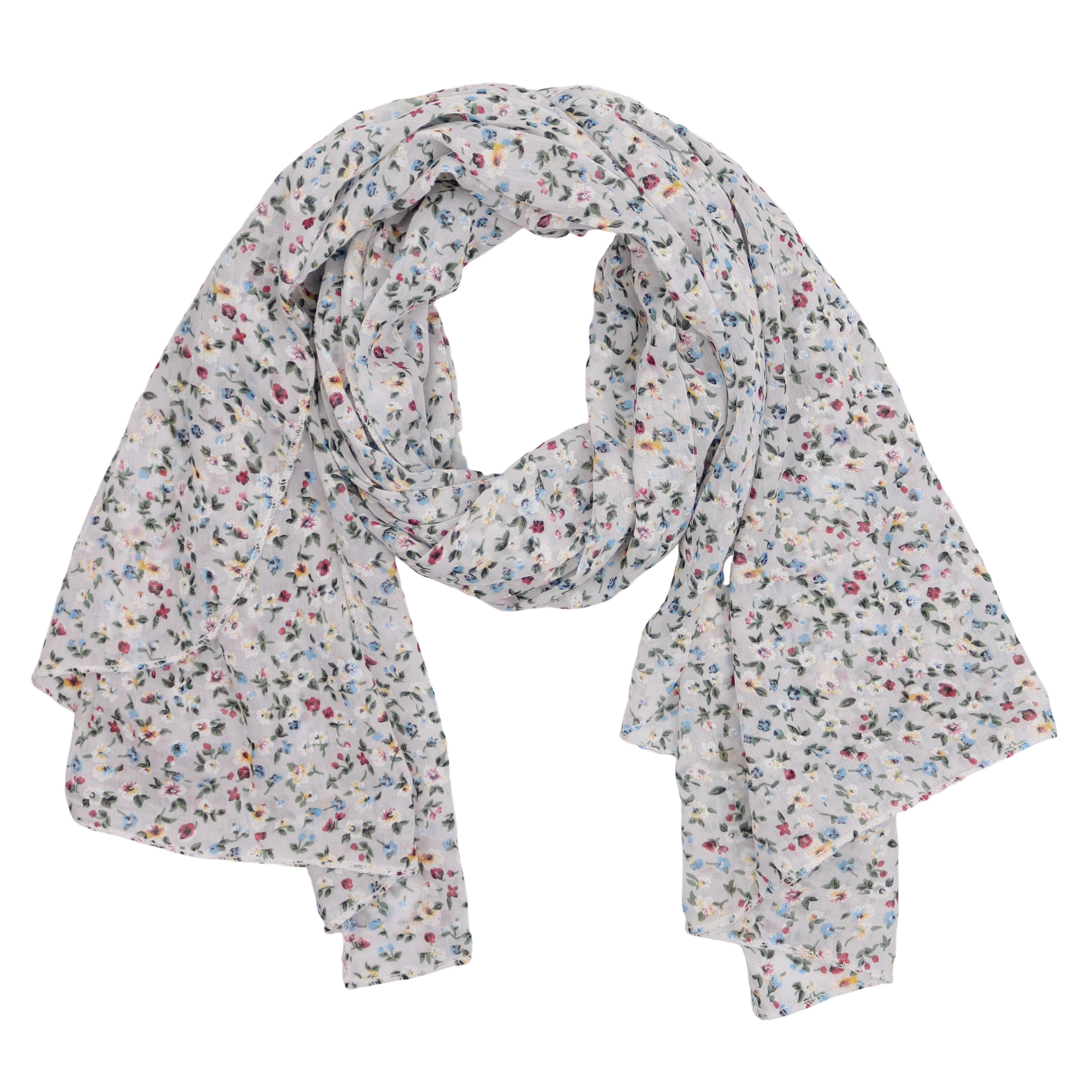 Modeschal Asymmetrischer Schal, Made in Italy 20% Seide 80% Baumwolle