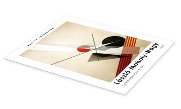 Posterlounge Poster László Moholy-Nagy, Composition A XXI, 1925, Wohnzimmer Modern Malerei