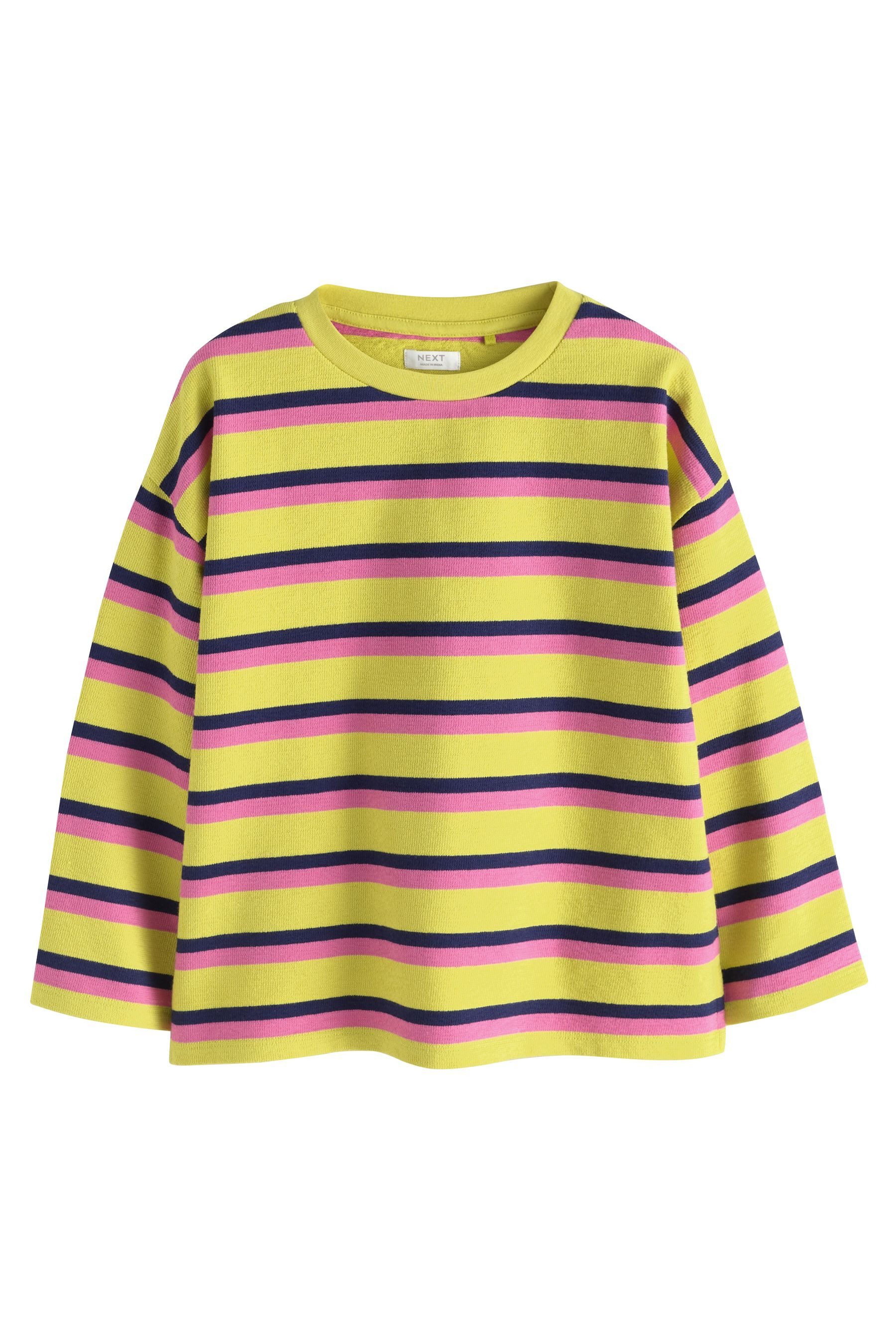 Next Langarmshirt Strukturierte Langarmshirts (1-tlg)