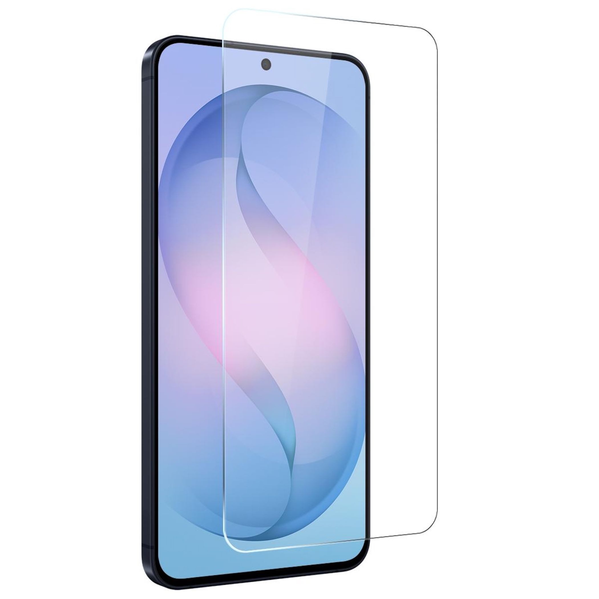 Wigento Displayschutzglas 2x für Samsung Galaxy S26 FE 5G Bildschirmschutz 9H HD Hartglas für Samsung Galaxy S26 FE 5G, Spar Set 0,26mm 9H 2.5D Hart Glas Folie, – Bild 3 von 5