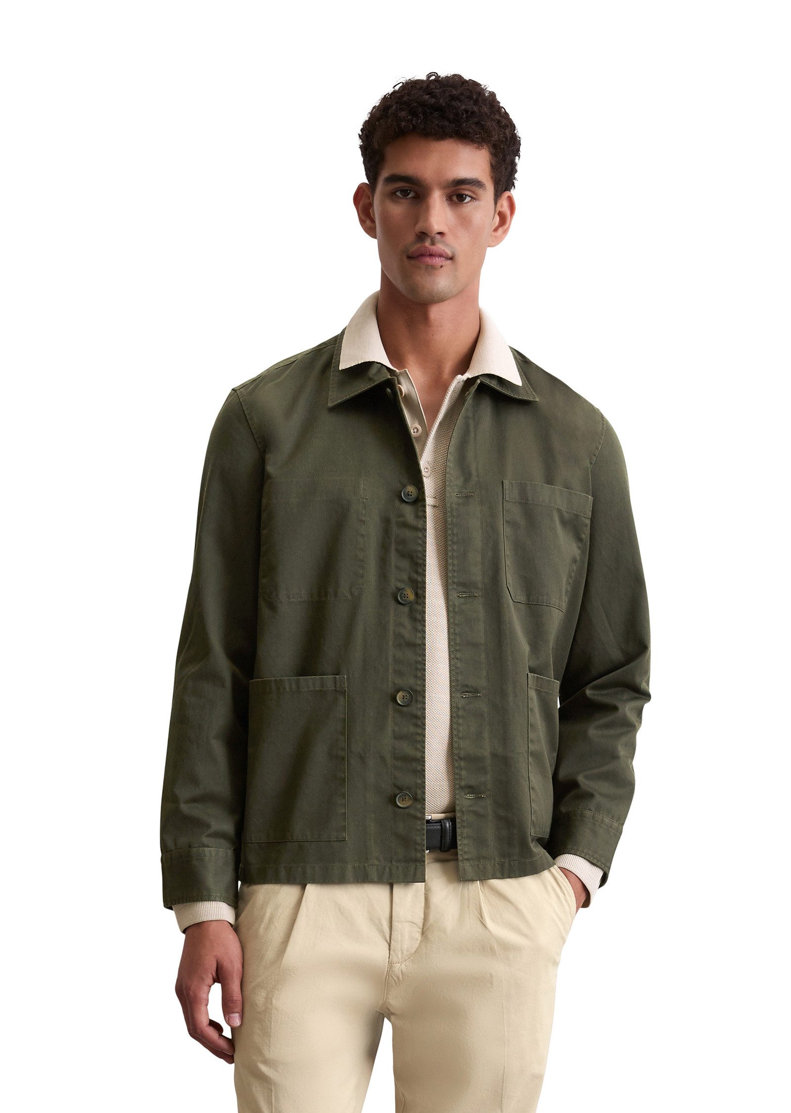 Marc O'Polo Kurzjacke aus hochwertigem Coated-Twill günstig online kaufen