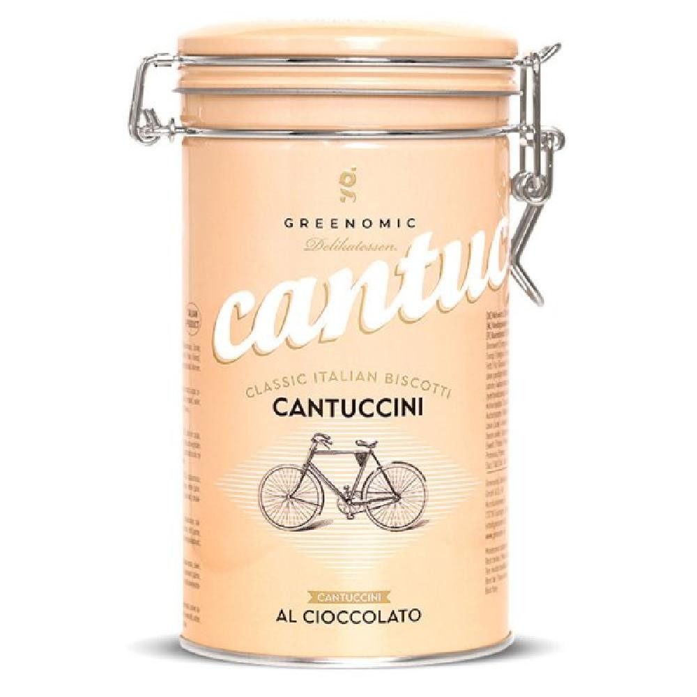 Greenomic Süßigkeit Cantuccini al Cioccolato Gebäck in Dose (180g)