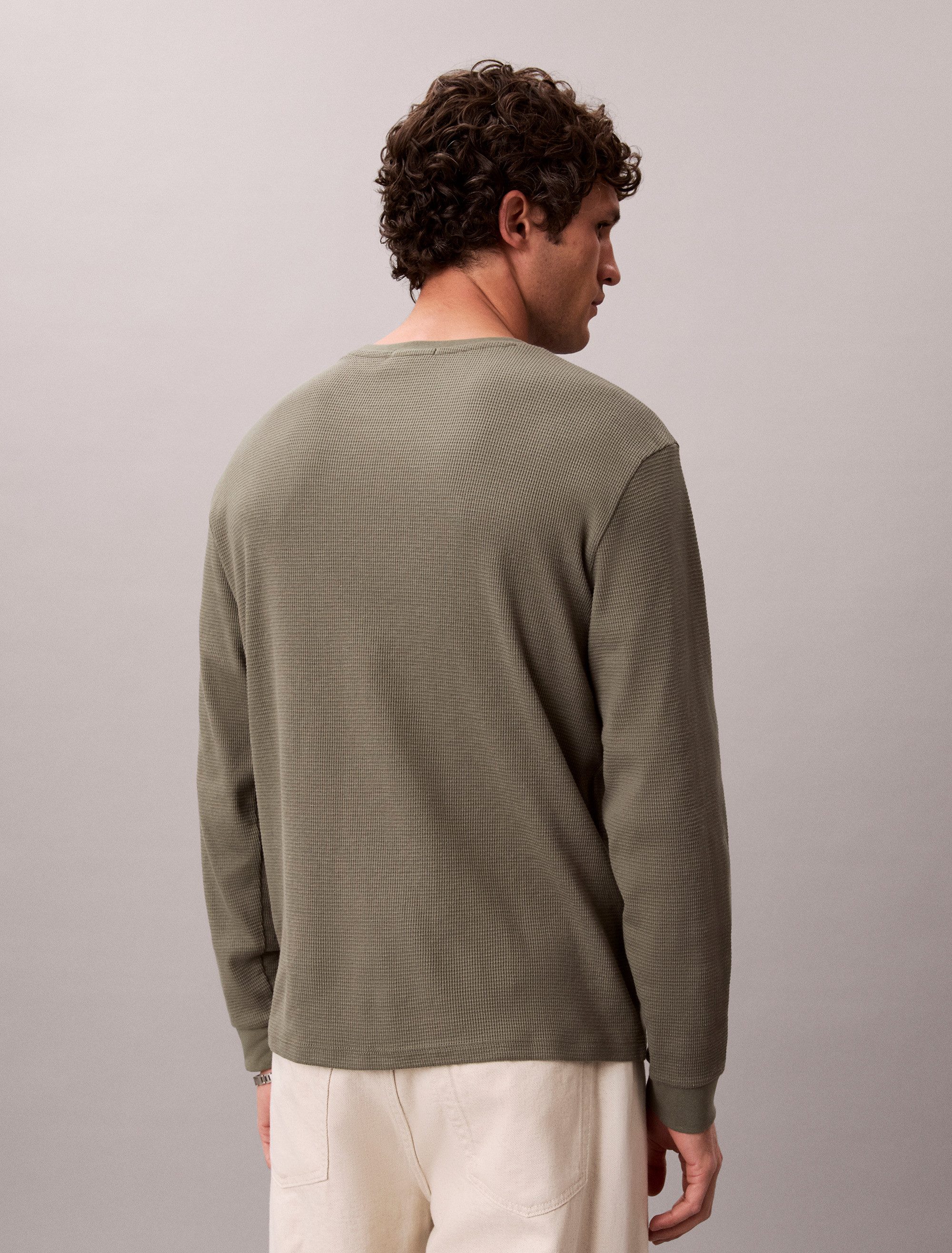 Calvin Klein Jeans Langarmshirt Mit Rundhalsausschnitt – Bild 3 von 5