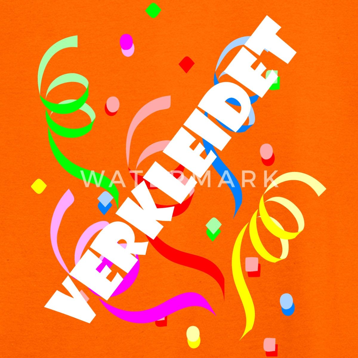 Spreadshirt T-Shirt Verkleidet Konfetti Luftschlangen Karneval Teenager T-Shirt (1-tlg)