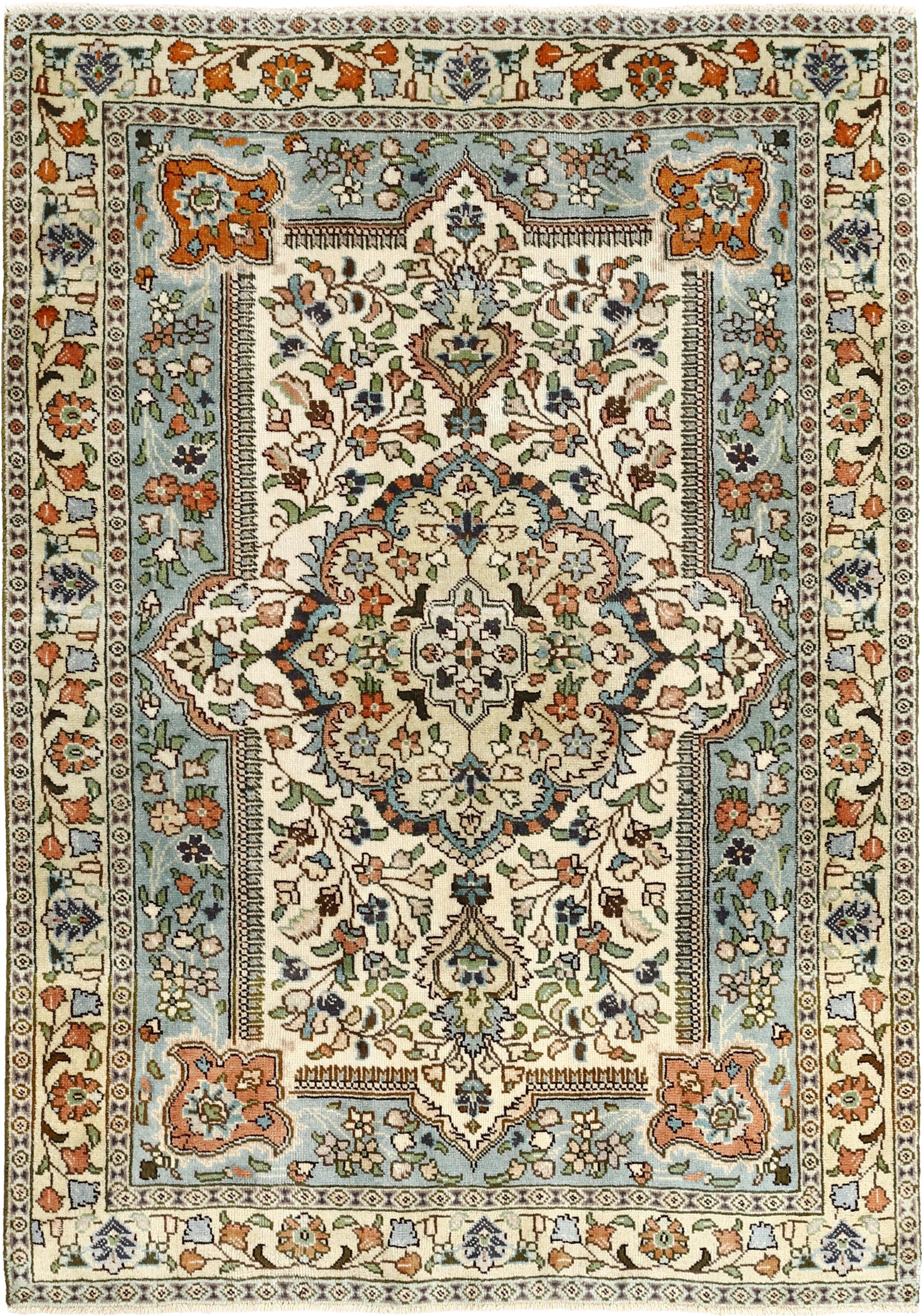 Carpet Avenue Teppich Tabriz Tabatabai Patina 152x107, Rechteck, Höhe: 7 mm